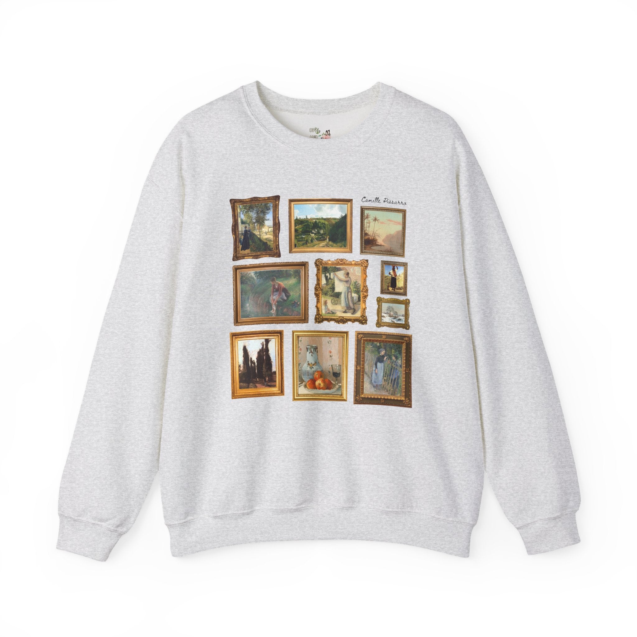 Camille Pissarro Art History Sweatshirt: Famous Impressionist Paintings, Post - Impressionist Art, 19th Century Art, Humanites Major Present - Opal and June