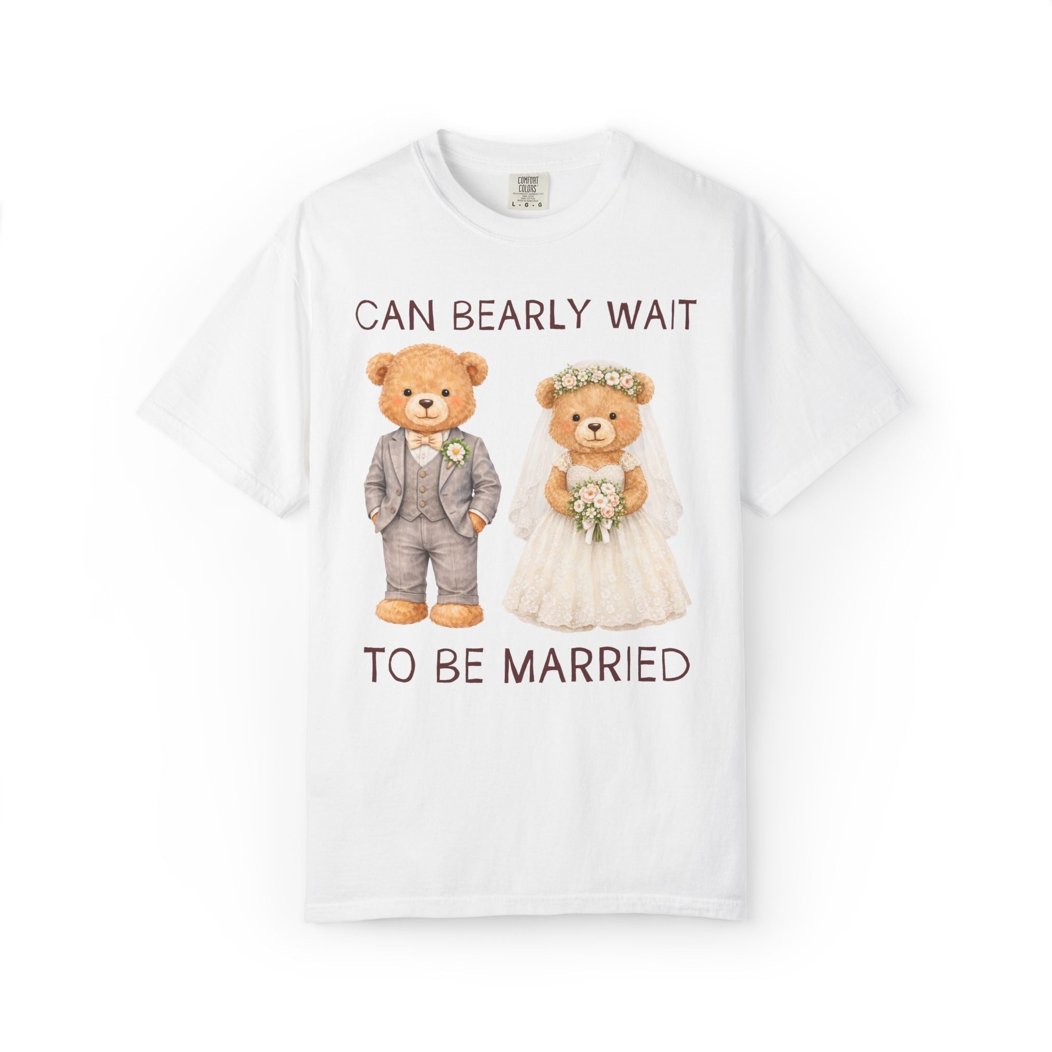 Can Bearly Wait 90s Aesthetic Bridal Party Tee - Opal and June