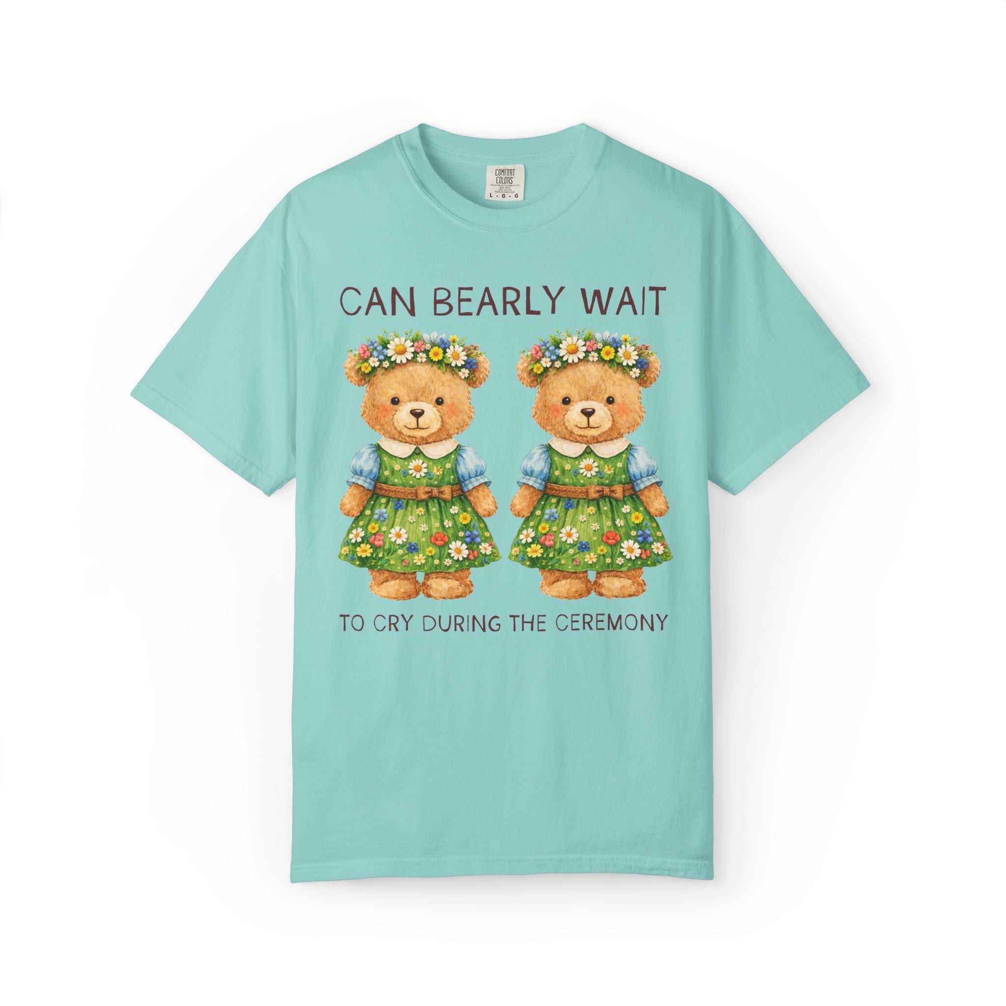 Can Bearly Wait To Be Married Bachelorette Tee: Two Brides - Opal and June