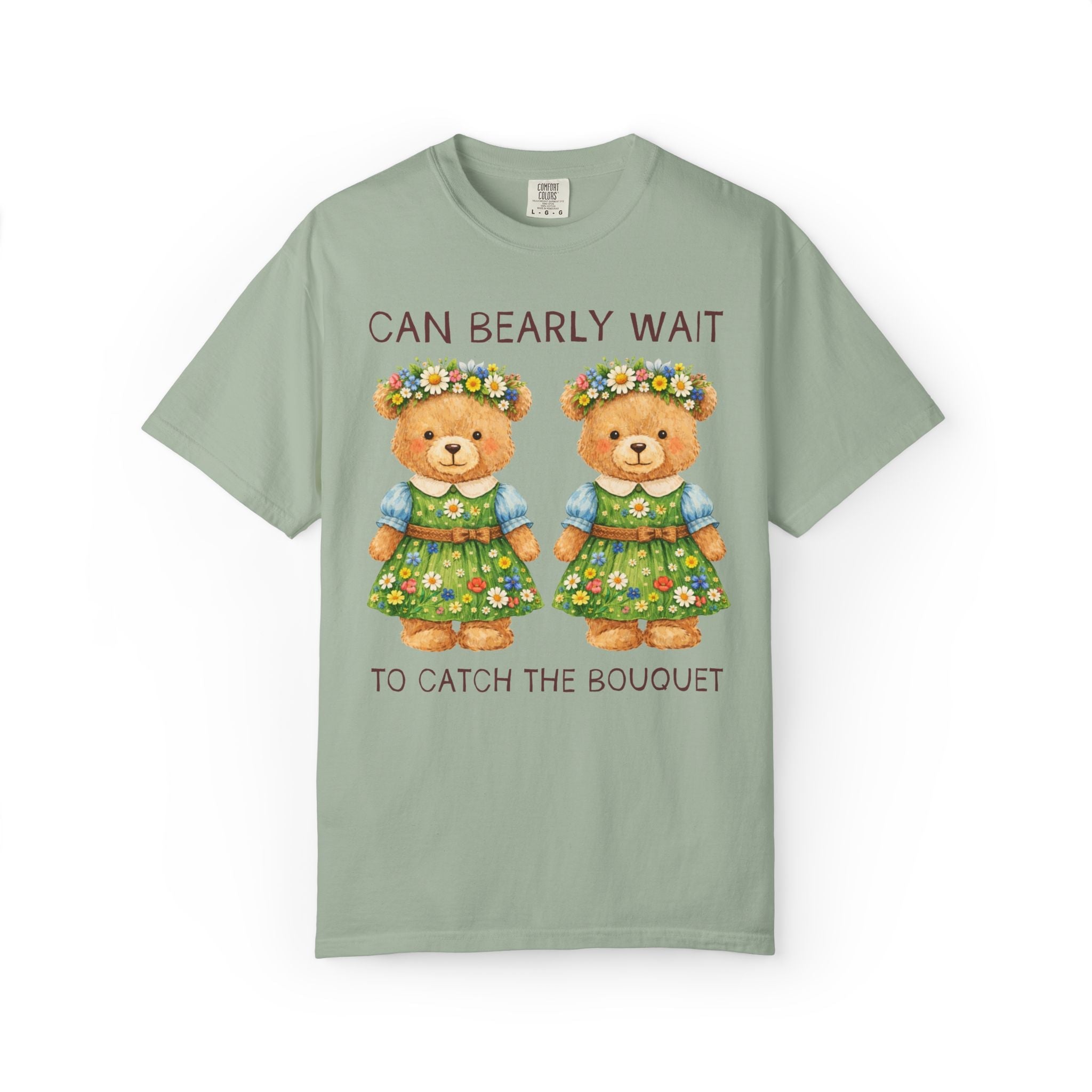 Can Bearly Wait To Be Married Bachelorette Tee: Two Brides - Opal and June