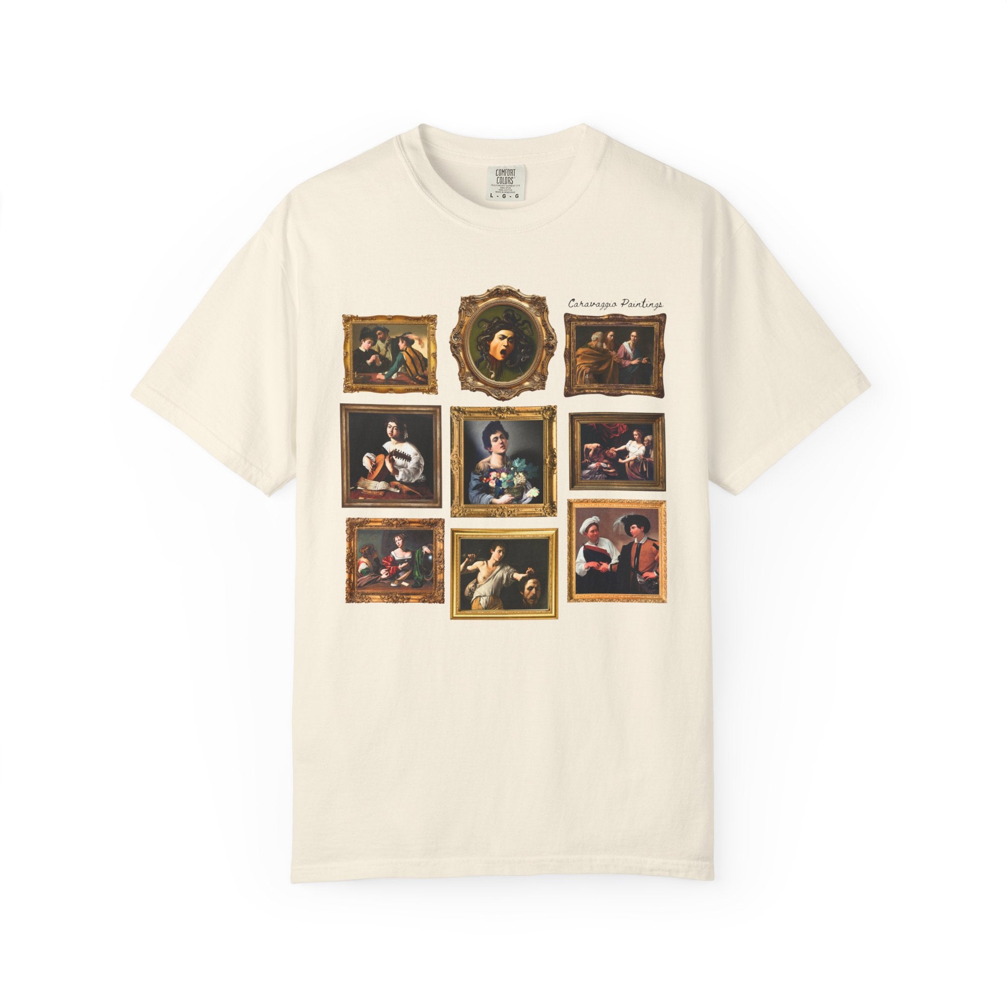 Caravaggio Paintings Art History Tee Shirt: Famous Paintings, 16th and 17th Century Italian Art Historian Gift, Baroque and Mannerism Art - Opal and June
