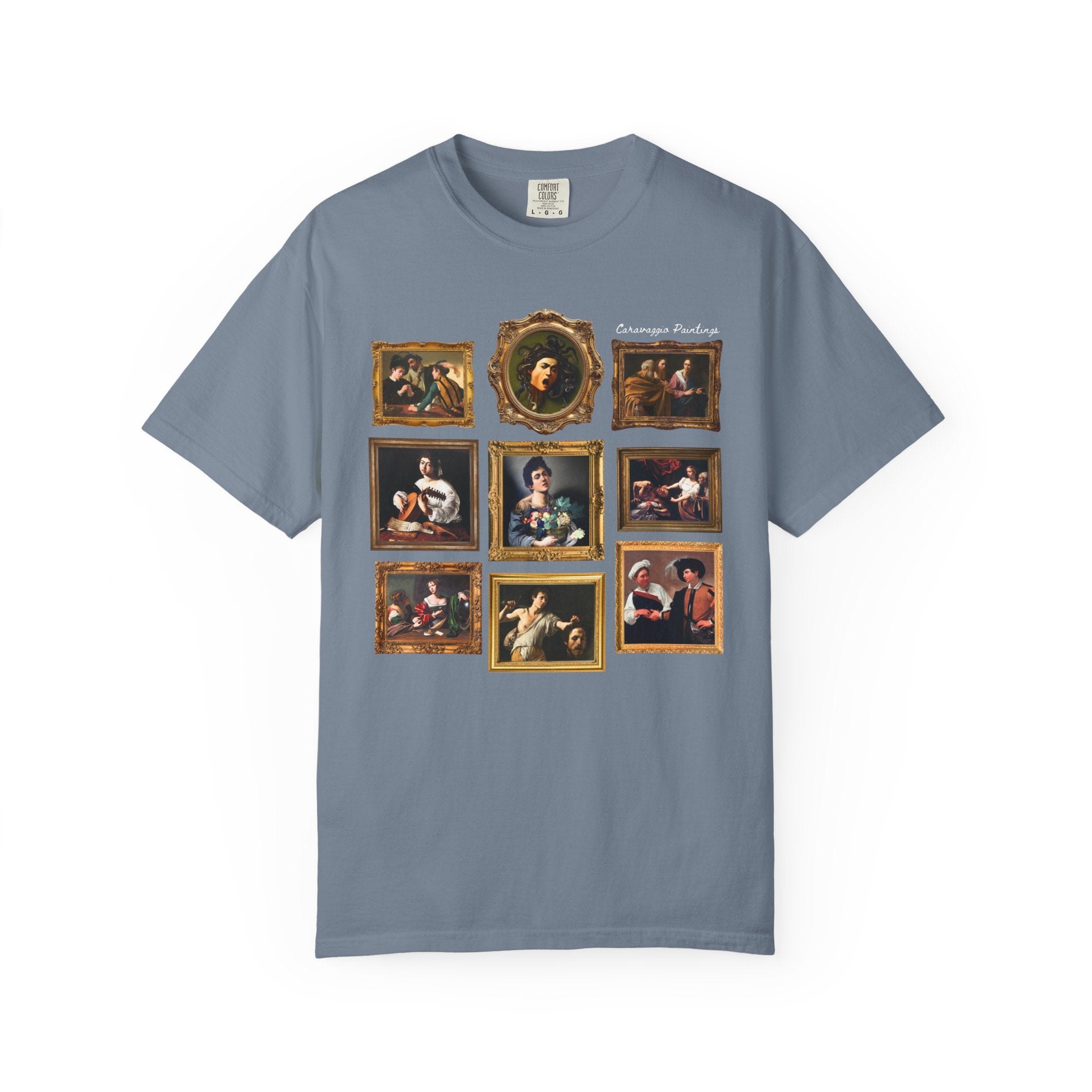 Caravaggio Paintings Art History Tee Shirt: Famous Paintings, 16th and 17th Century Italian Art Historian Gift, Baroque and Mannerism Art - Opal and June