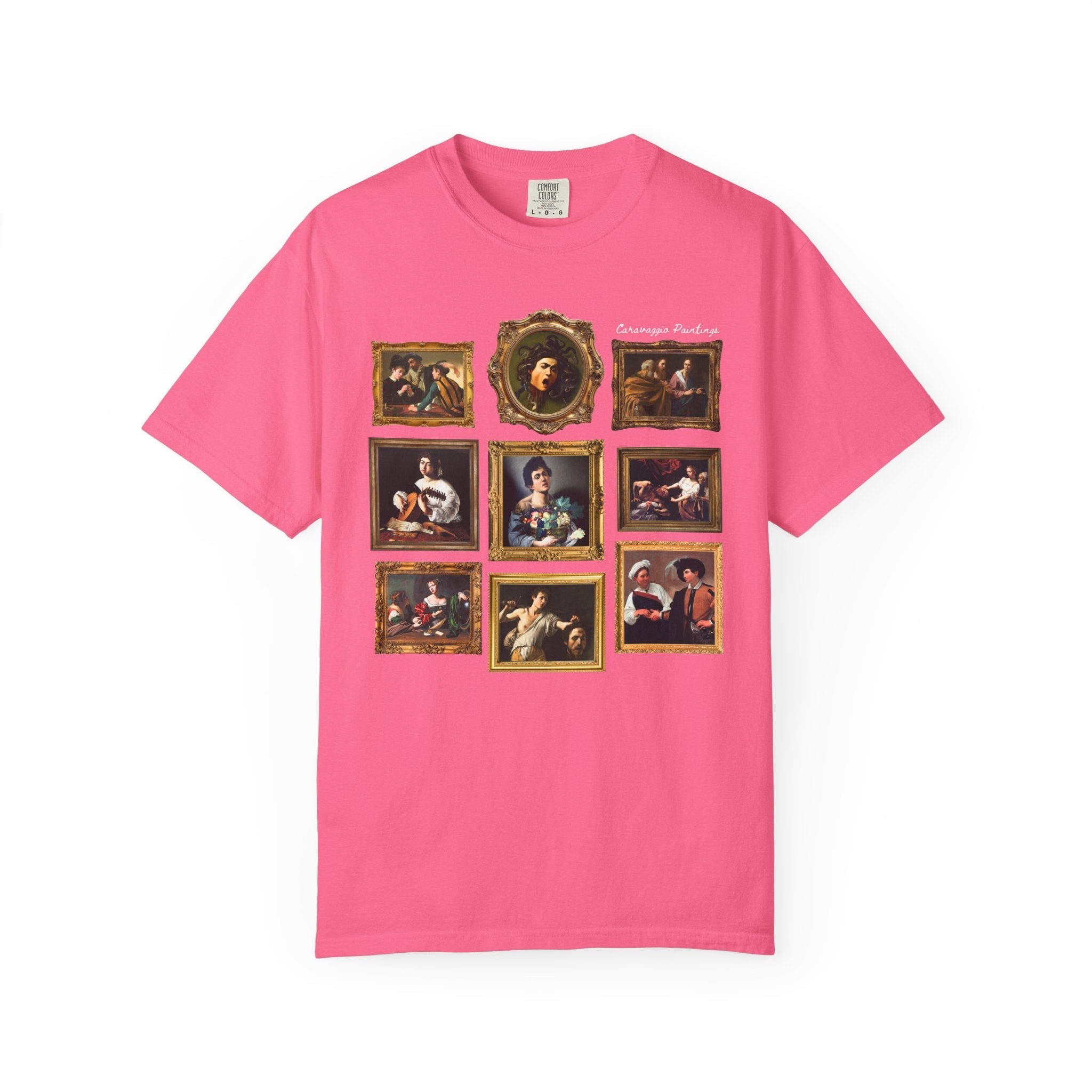 Caravaggio Paintings Art History Tee Shirt: Famous Paintings, 16th and 17th Century Italian Art Historian Gift, Baroque and Mannerism Art - Opal and June