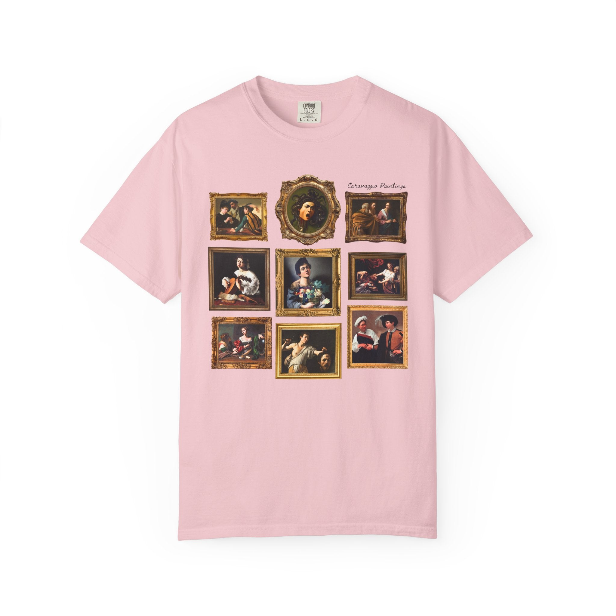 Caravaggio Paintings Art History Tee Shirt: Famous Paintings, 16th and 17th Century Italian Art Historian Gift, Baroque and Mannerism Art - Opal and June