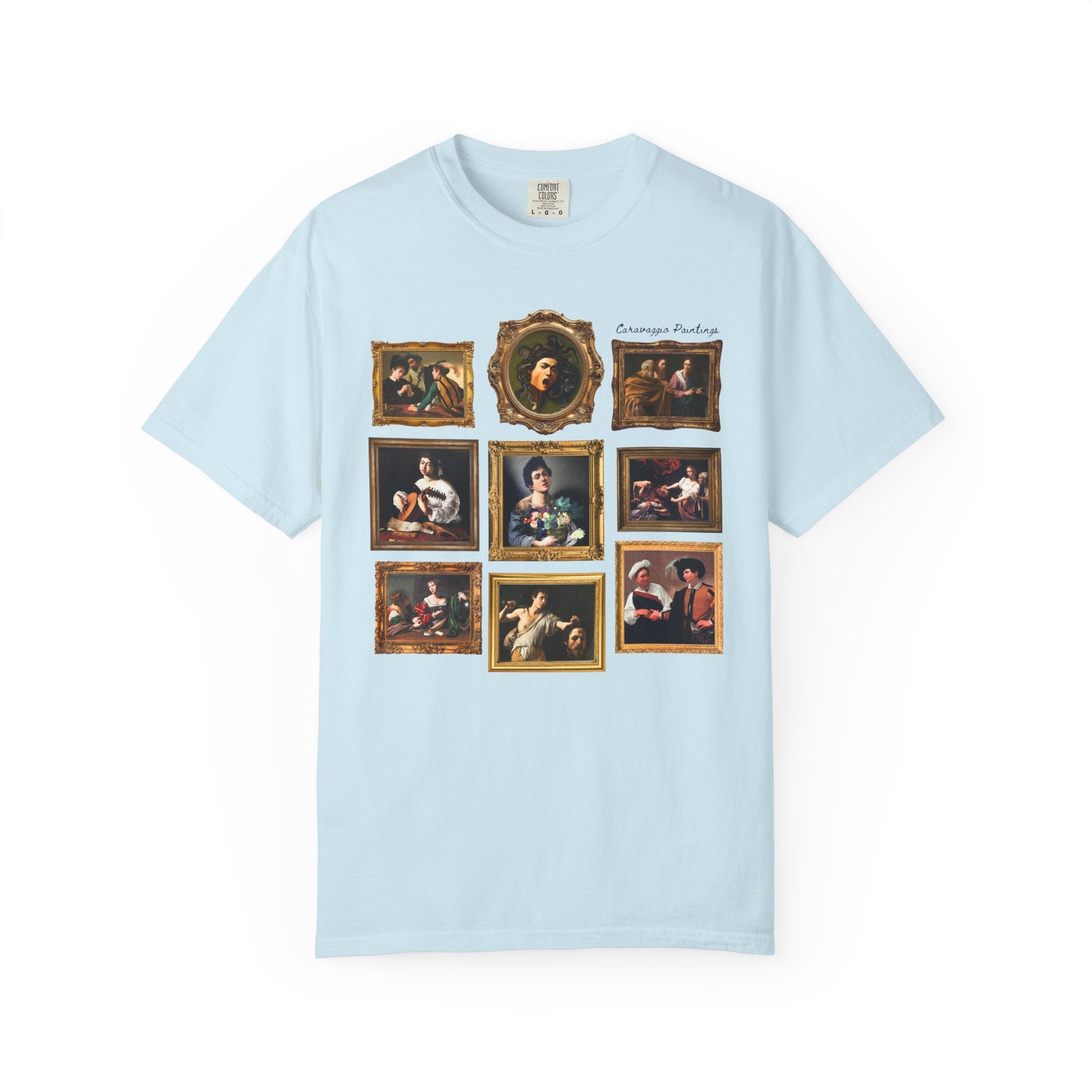 Caravaggio Paintings Art History Tee Shirt: Famous Paintings, 16th and 17th Century Italian Art Historian Gift, Baroque and Mannerism Art - Opal and June