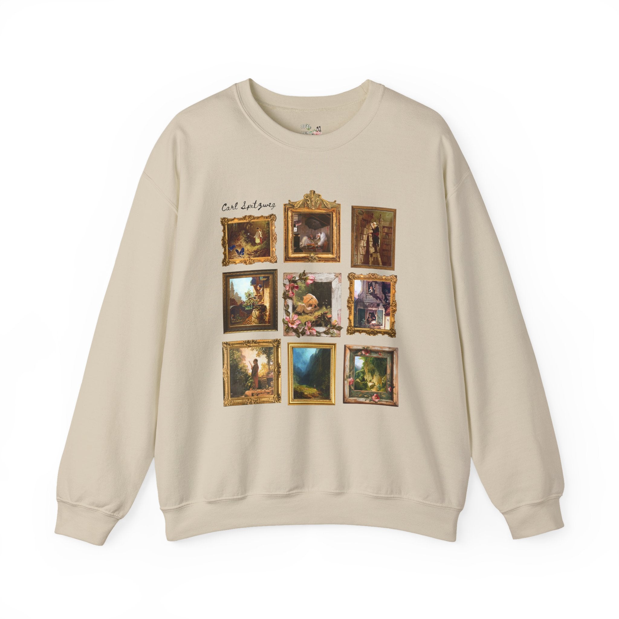 Carl Spitzweg European Art History Sweatshirt: Famous Paintings, German Romanticism Art Movement, 19th Century Artwork Humanities Major Gift - Opal and June