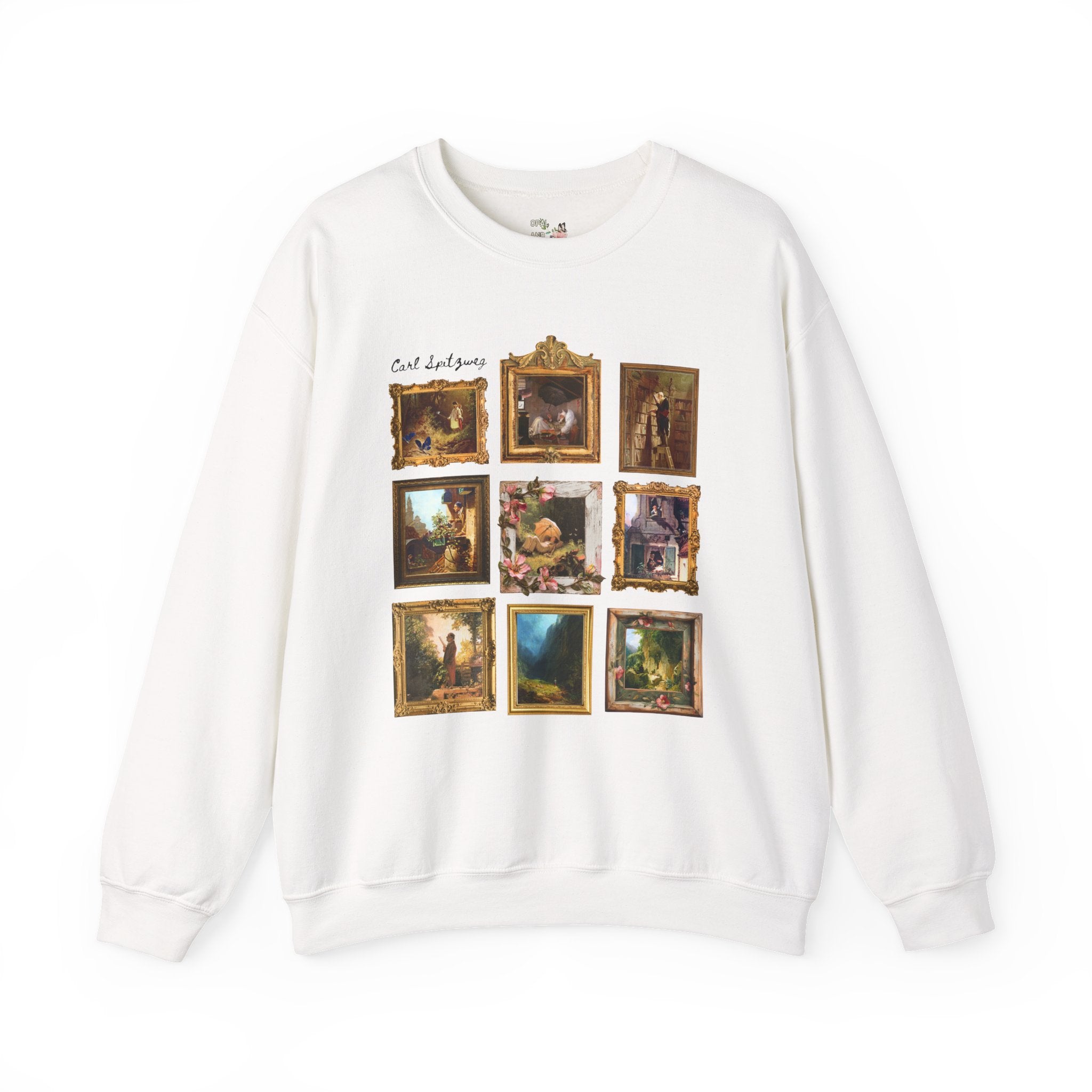 Carl Spitzweg European Art History Sweatshirt: Famous Paintings, German Romanticism Art Movement, 19th Century Artwork Humanities Major Gift - Opal and June
