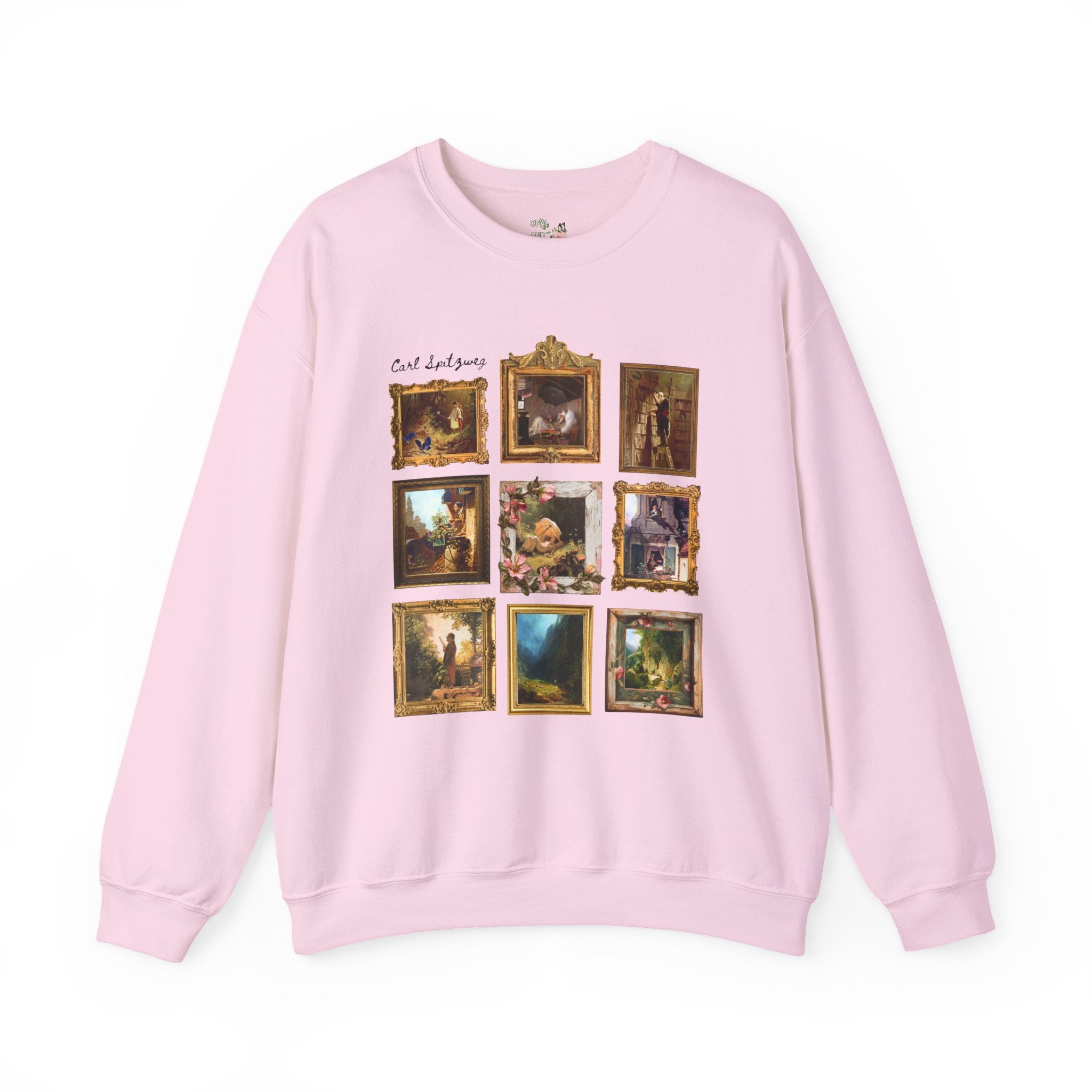 Carl Spitzweg European Art History Sweatshirt: Famous Paintings, German Romanticism Art Movement, 19th Century Artwork Humanities Major Gift - Opal and June