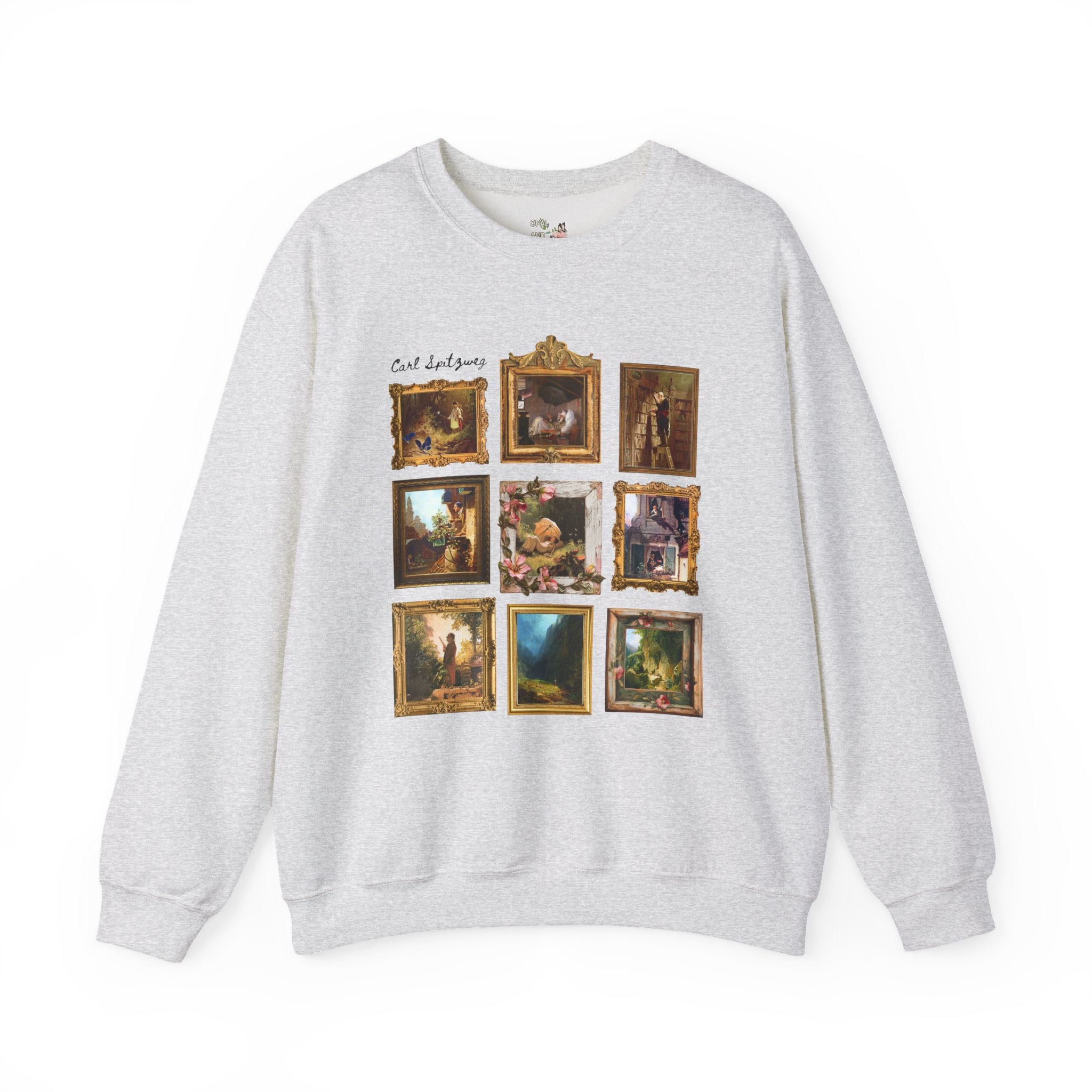 Carl Spitzweg European Art History Sweatshirt: Famous Paintings, German Romanticism Art Movement, 19th Century Artwork Humanities Major Gift - Opal and June