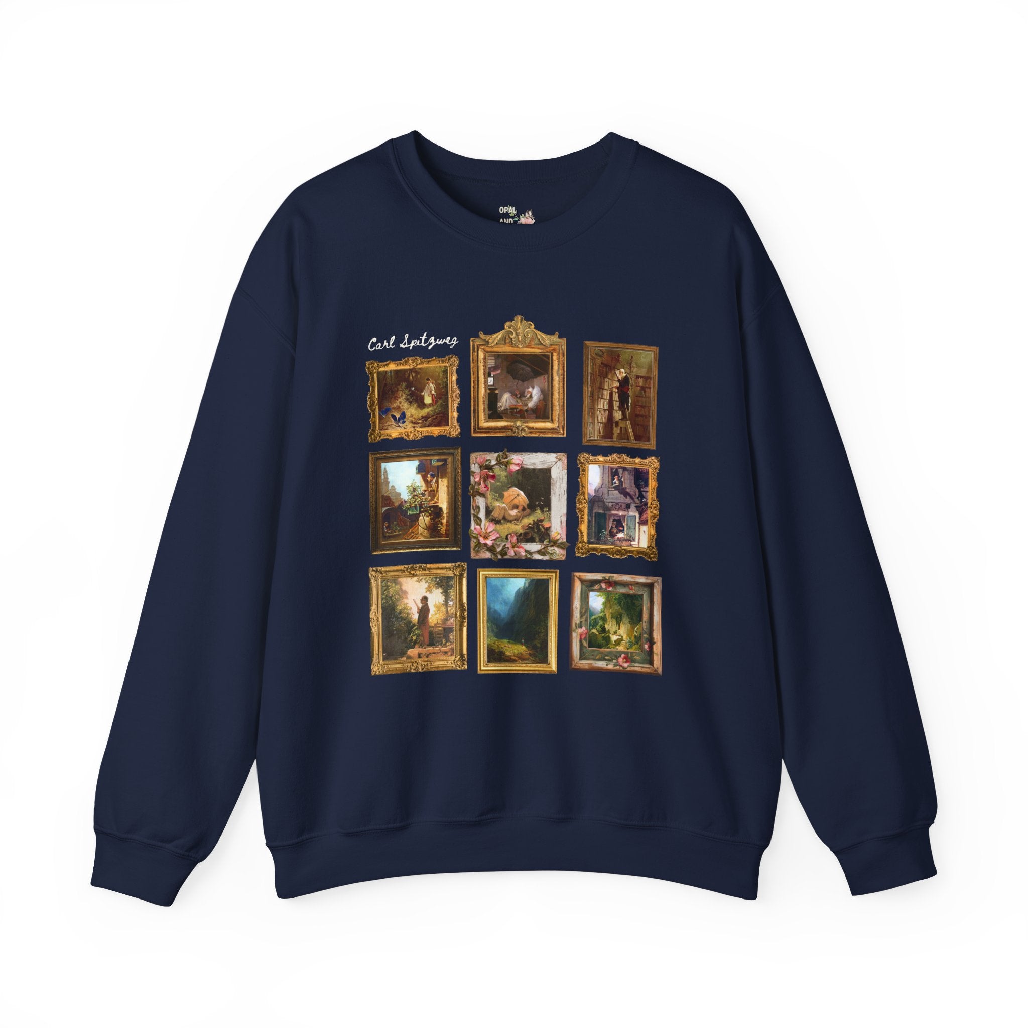 Carl Spitzweg European Art History Sweatshirt: Famous Paintings, German Romanticism Art Movement, 19th Century Artwork Humanities Major Gift - Opal and June