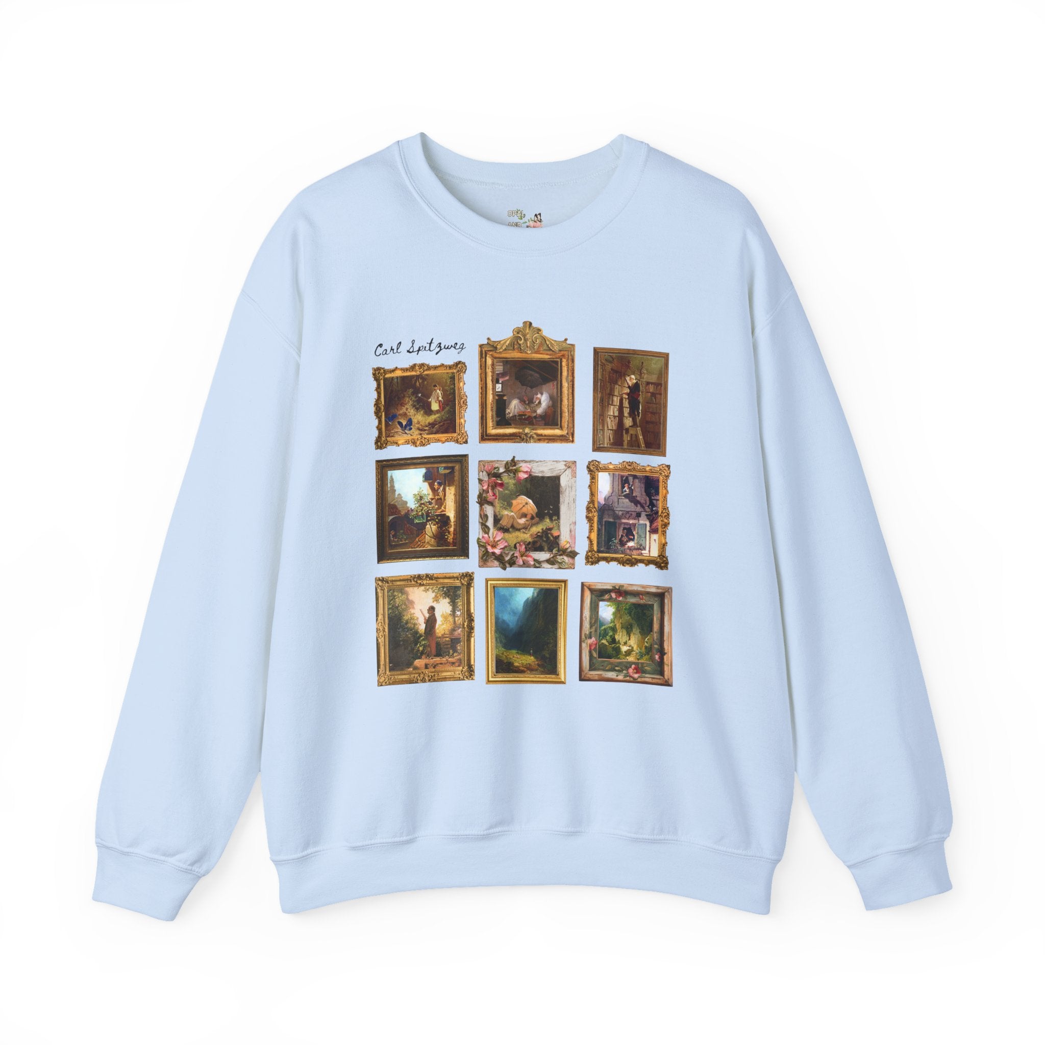 Carl Spitzweg European Art History Sweatshirt: Famous Paintings, German Romanticism Art Movement, 19th Century Artwork Humanities Major Gift - Opal and June