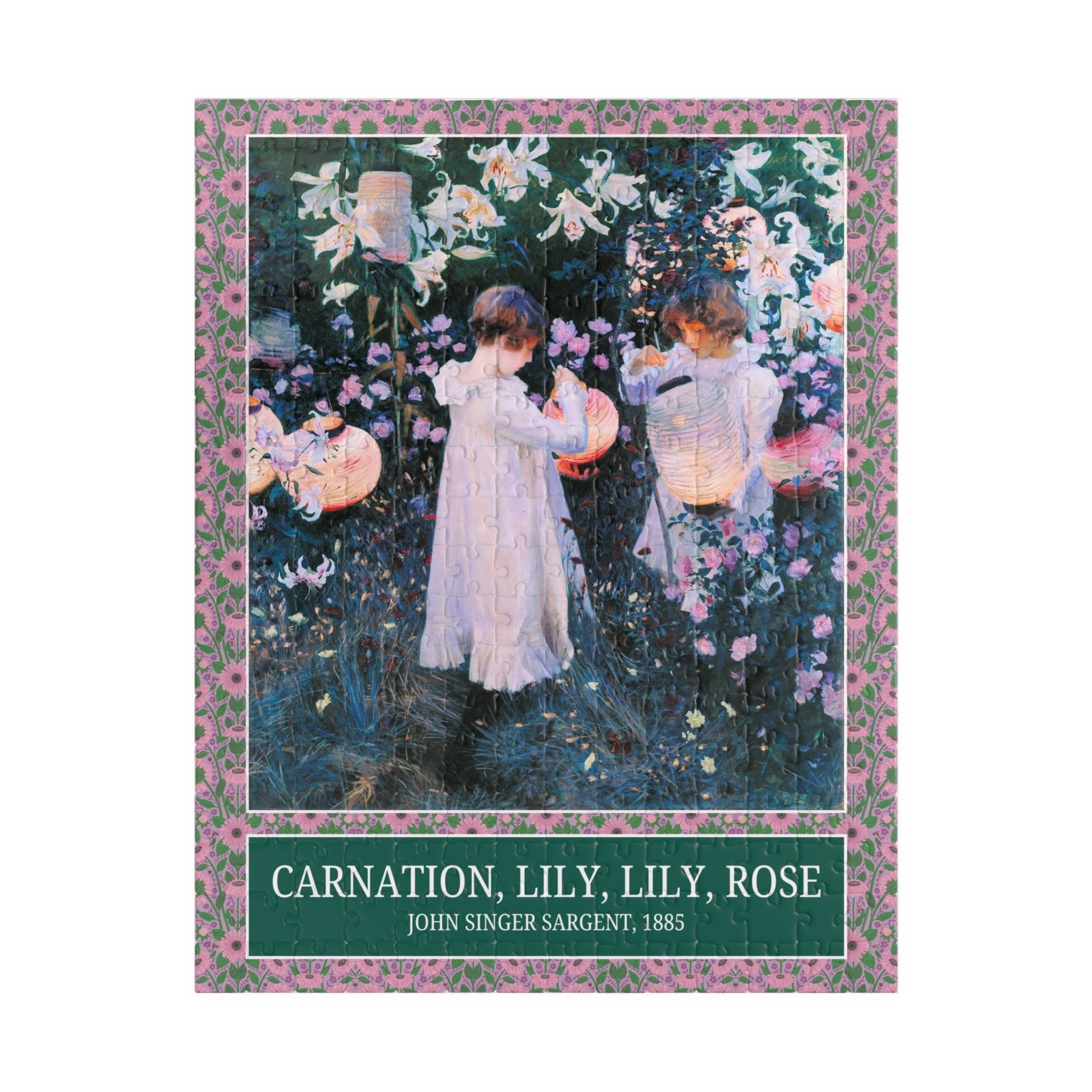 Carnation Lily Lily Rose by John Singer Sargent - Opal and June