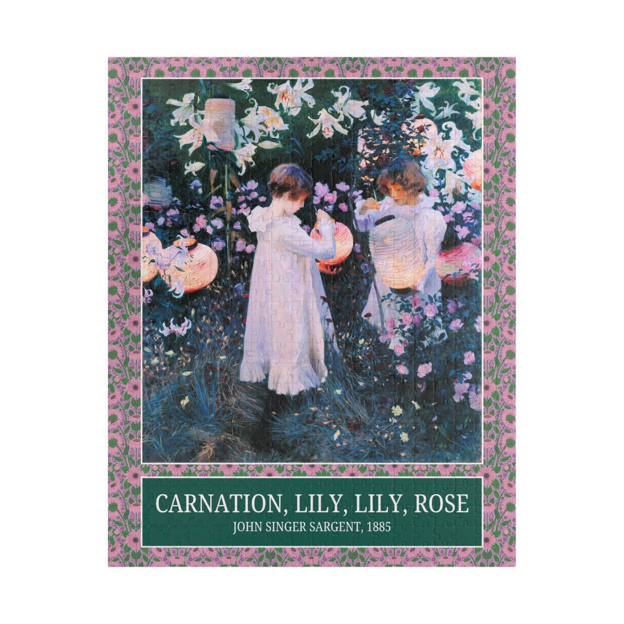 Carnation Lily Lily Rose by John Singer Sargent - Opal and June