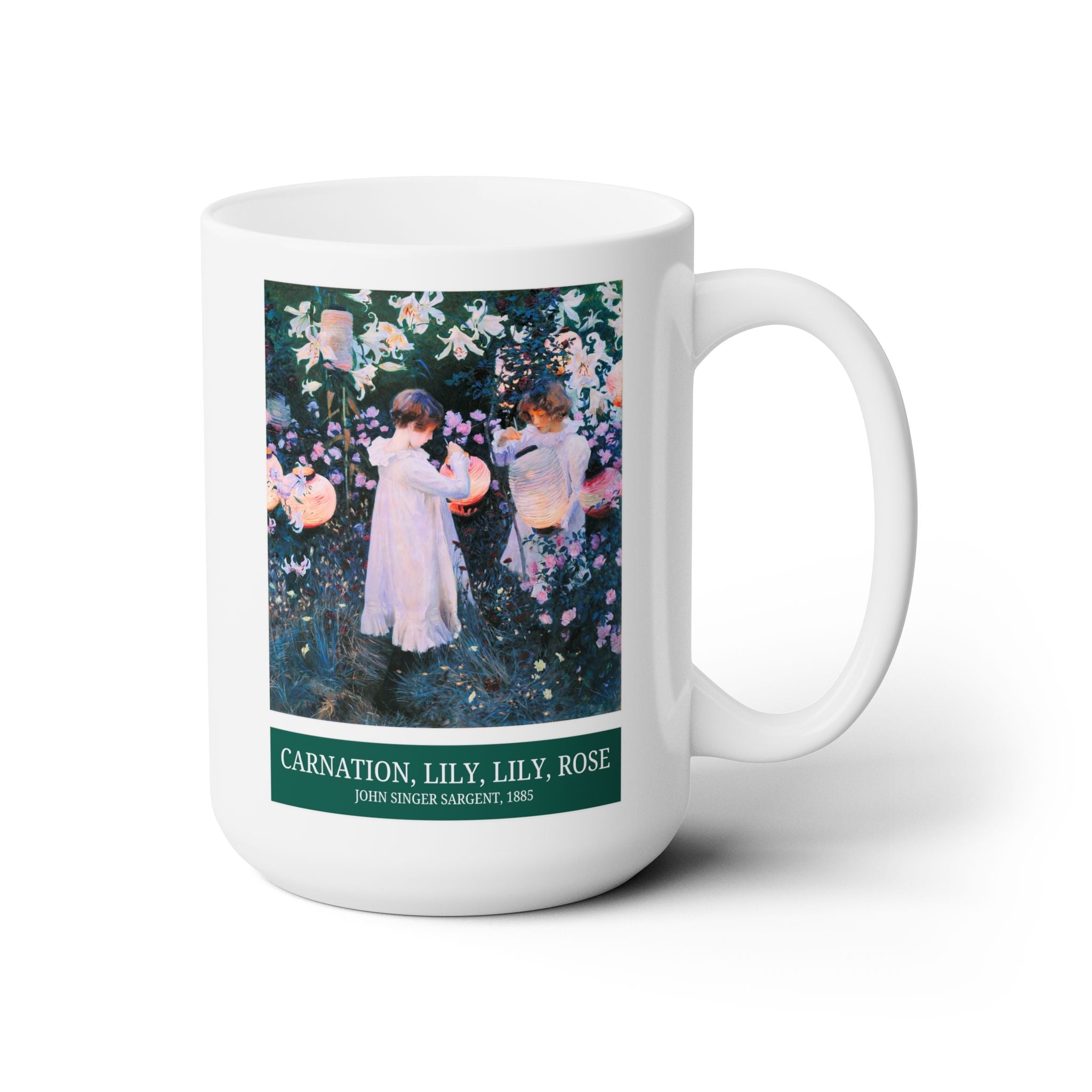 Carnation Lily Lily Rose Mug: John Singer Sargent - Opal and June