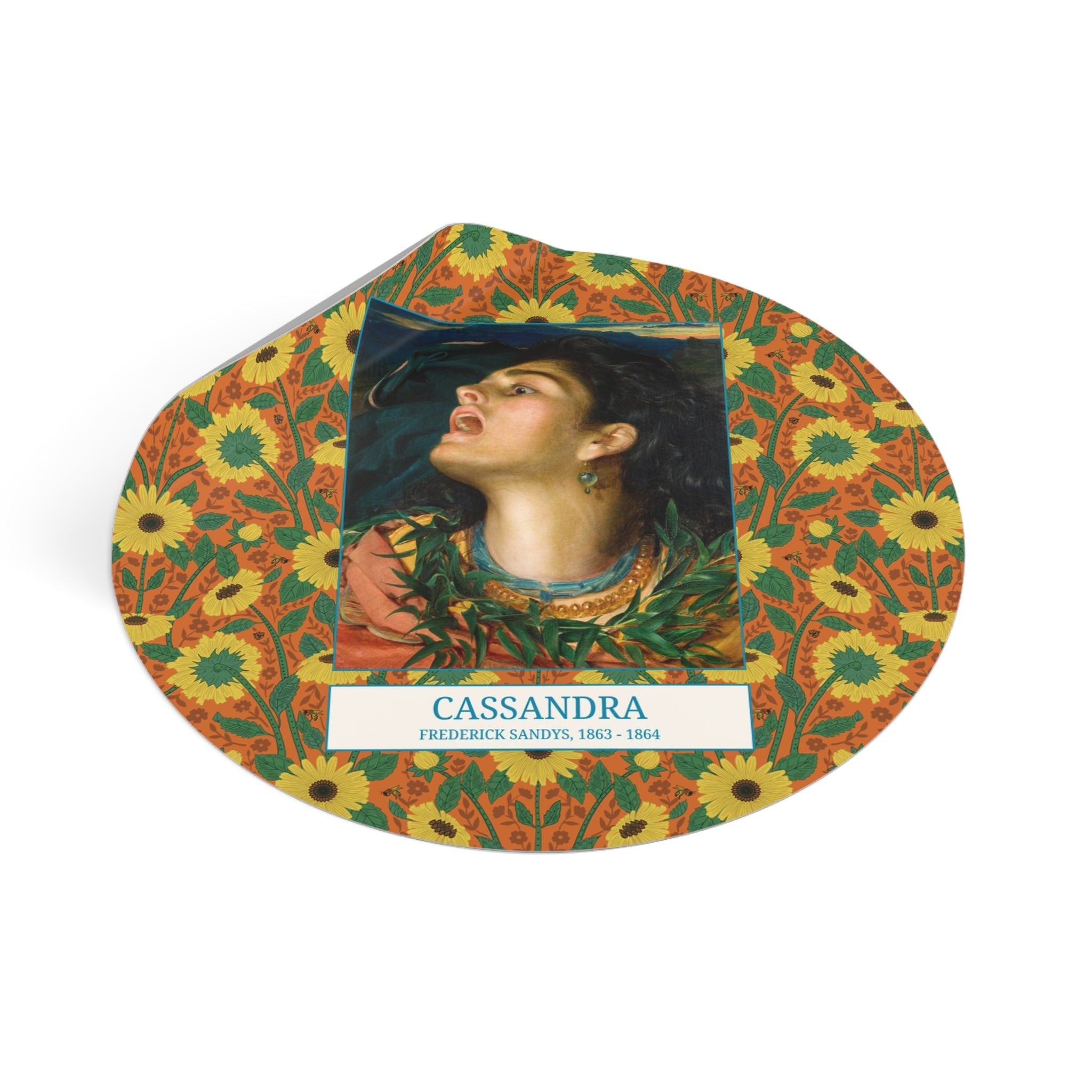 Cassandra Greek Mythology Art History Sticker - Opal and June