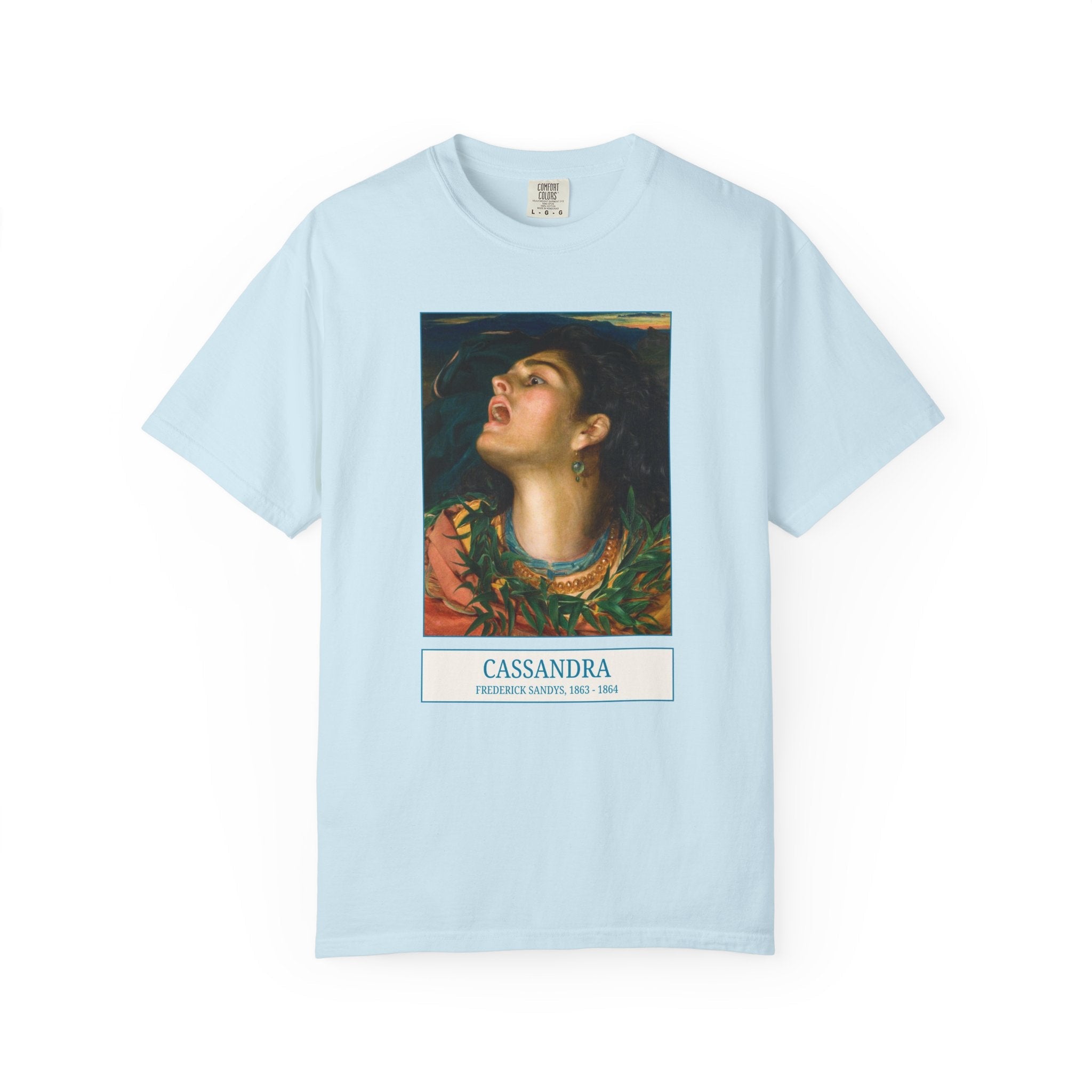 Cassandra Greek Mythology Art History Tee Shirt, Famous Painting by Frederick Sands, 19th Century Pre - Raphaelite Brotherhood Art Lover Gift - Opal and June