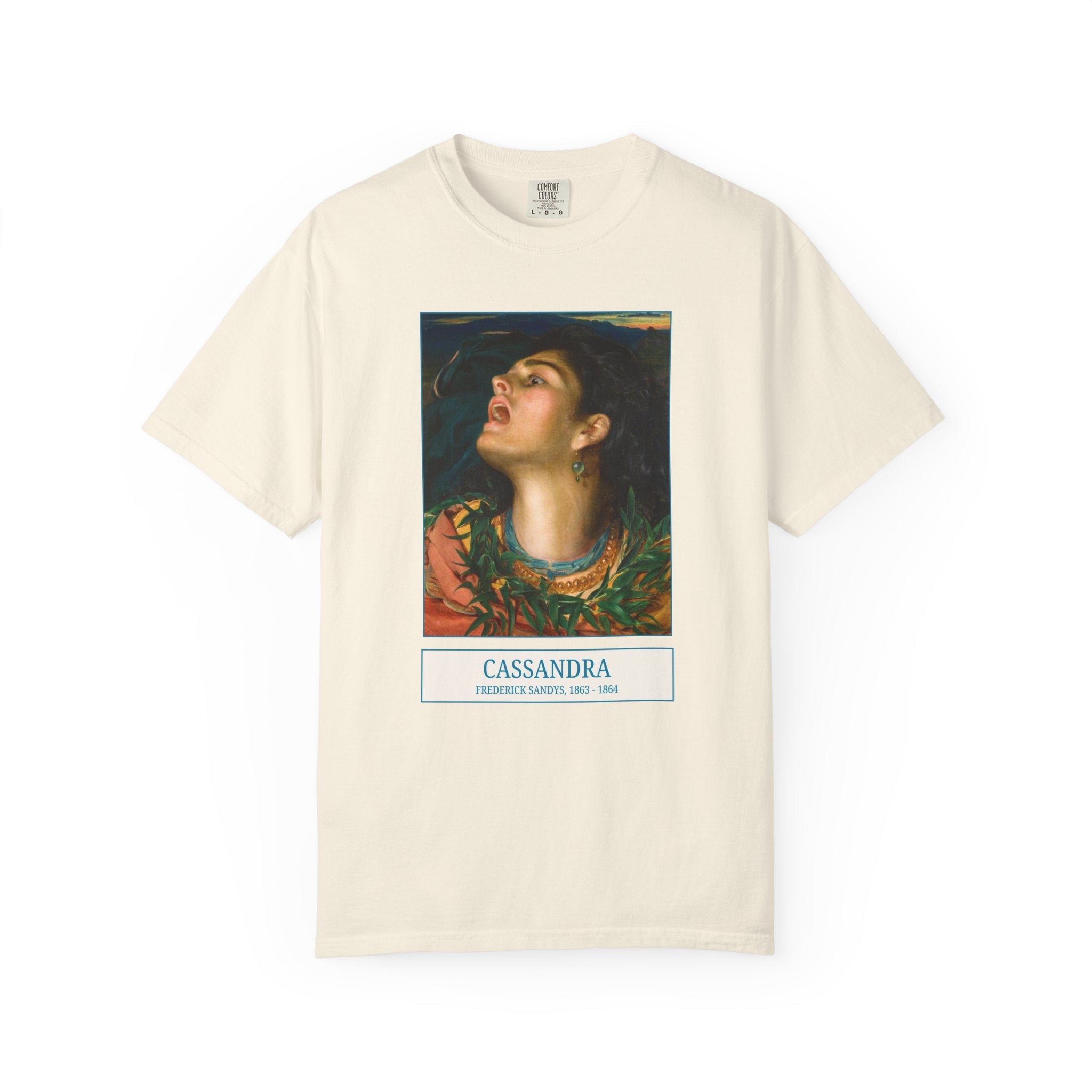 Cassandra Greek Mythology Art History Tee Shirt, Famous Painting by Frederick Sands, 19th Century Pre - Raphaelite Brotherhood Art Lover Gift - Opal and June