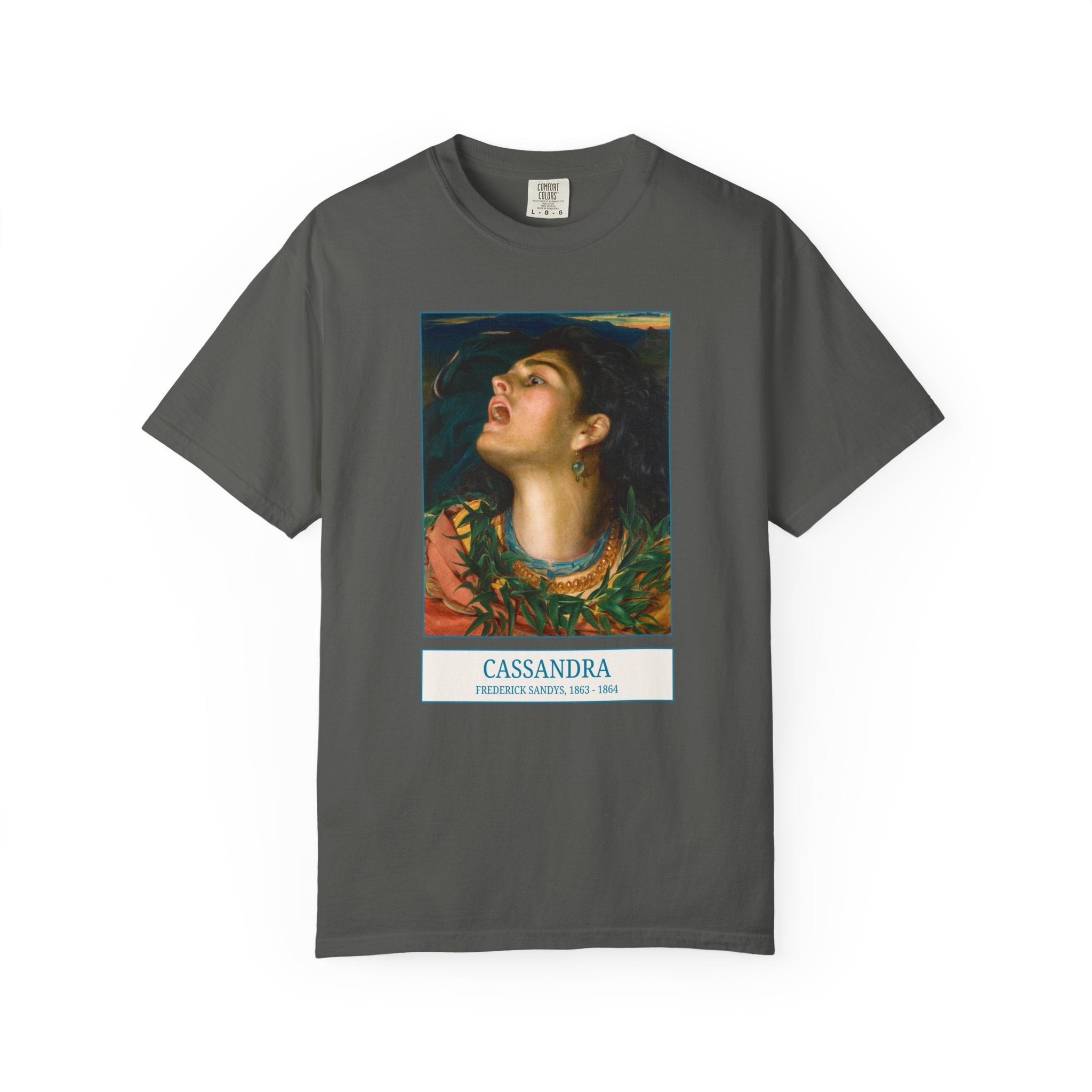 Cassandra Greek Mythology Art History Tee Shirt, Famous Painting by Frederick Sands, 19th Century Pre - Raphaelite Brotherhood Art Lover Gift - Opal and June