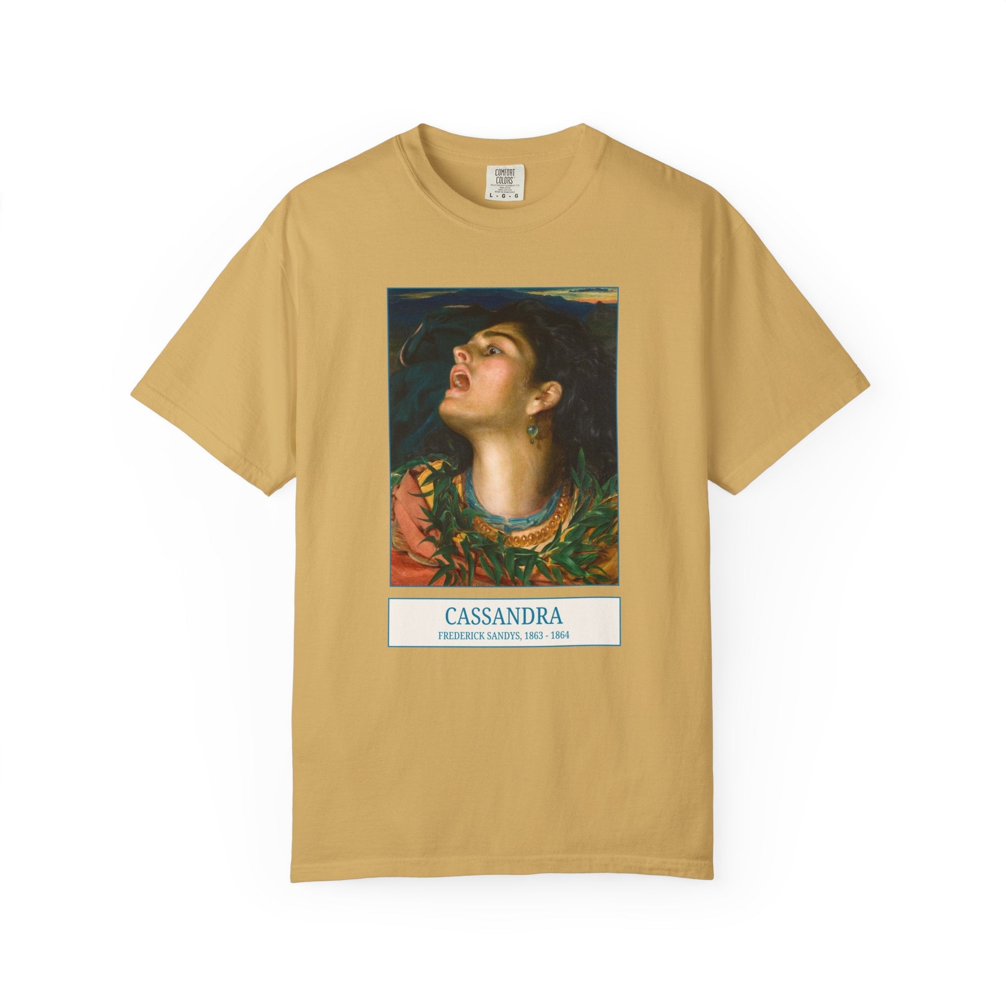 Cassandra Greek Mythology Art History Tee Shirt, Famous Painting by Frederick Sands, 19th Century Pre - Raphaelite Brotherhood Art Lover Gift - Opal and June