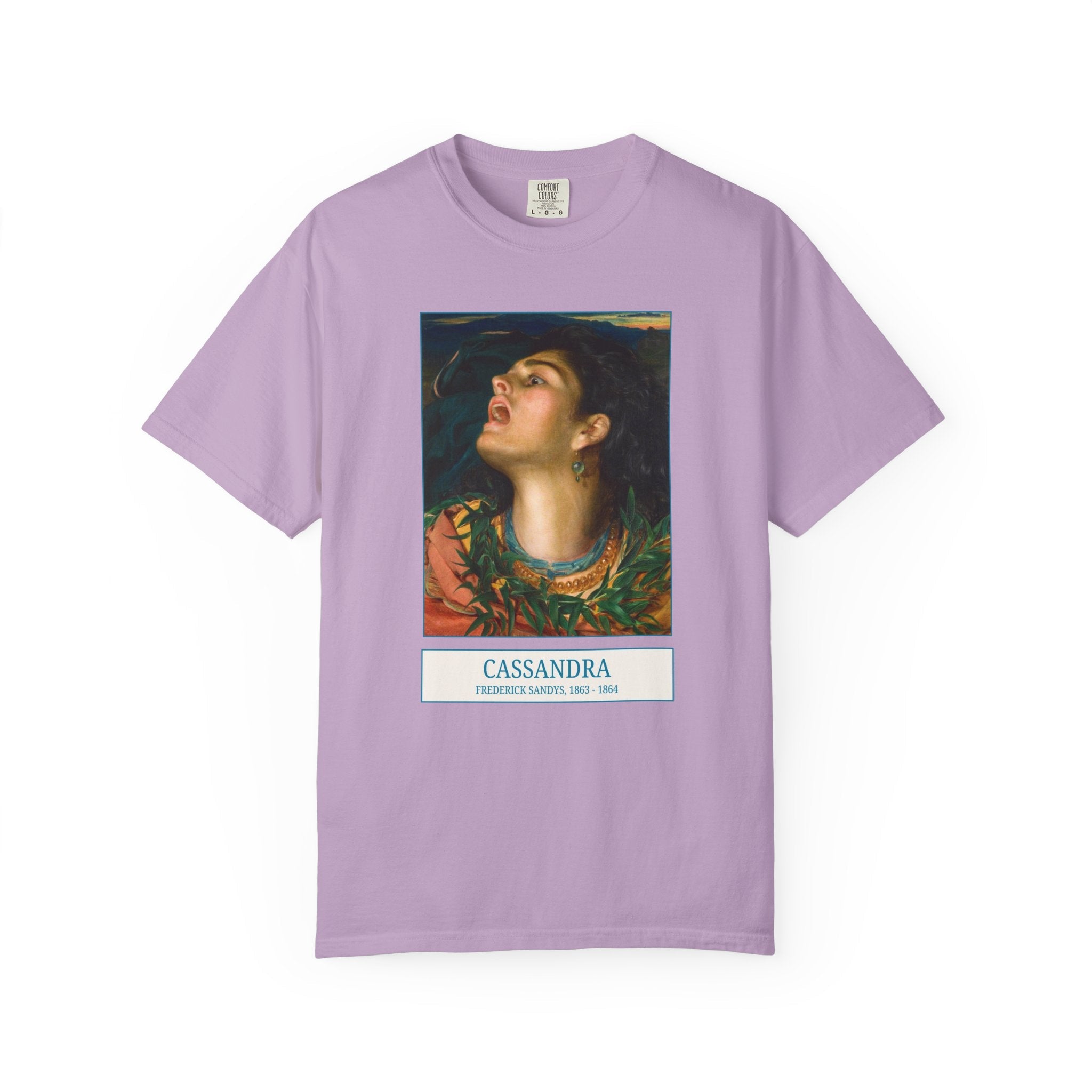 Cassandra Greek Mythology Art History Tee Shirt, Famous Painting by Frederick Sands, 19th Century Pre - Raphaelite Brotherhood Art Lover Gift - Opal and June