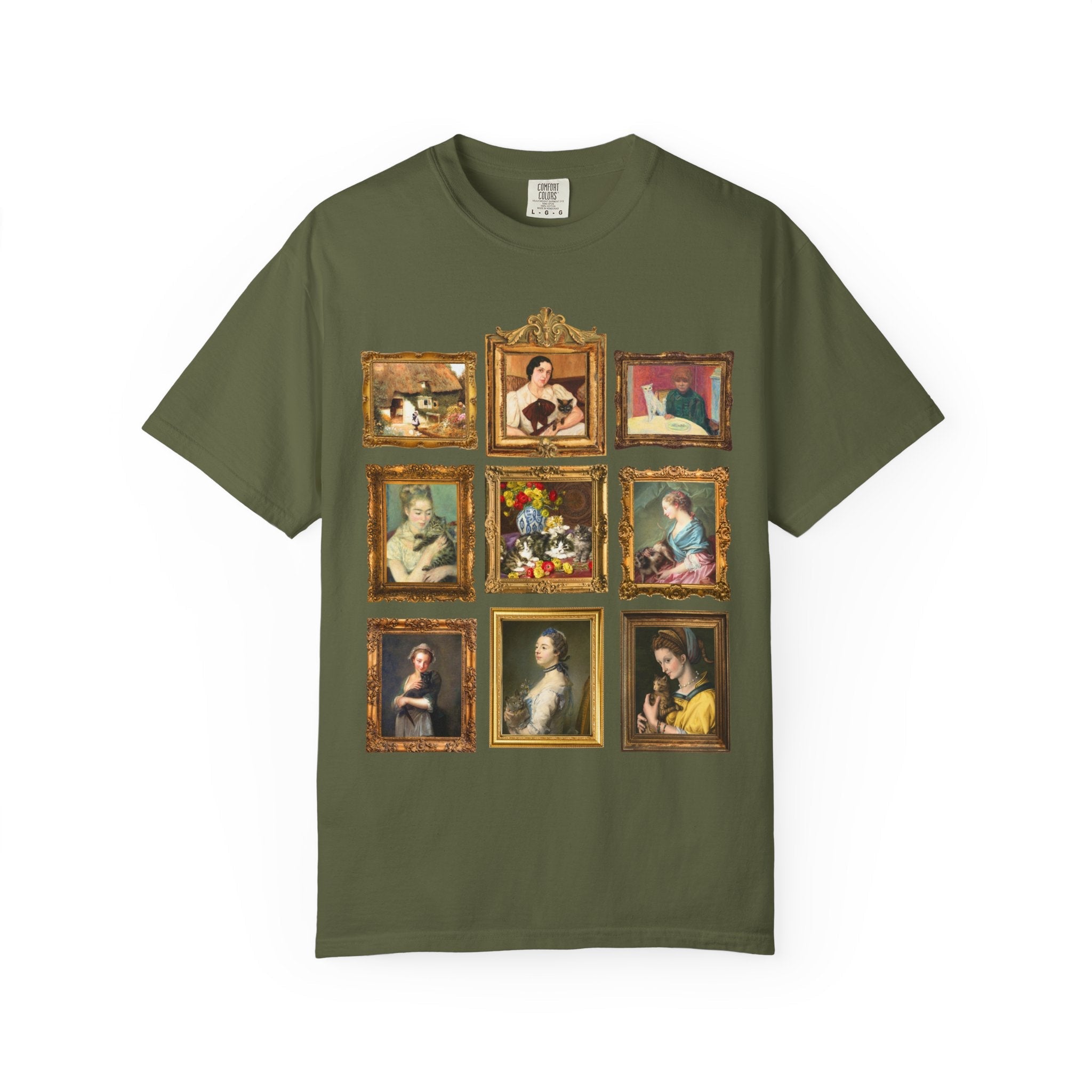 Cat Art History Tee - Opal and June