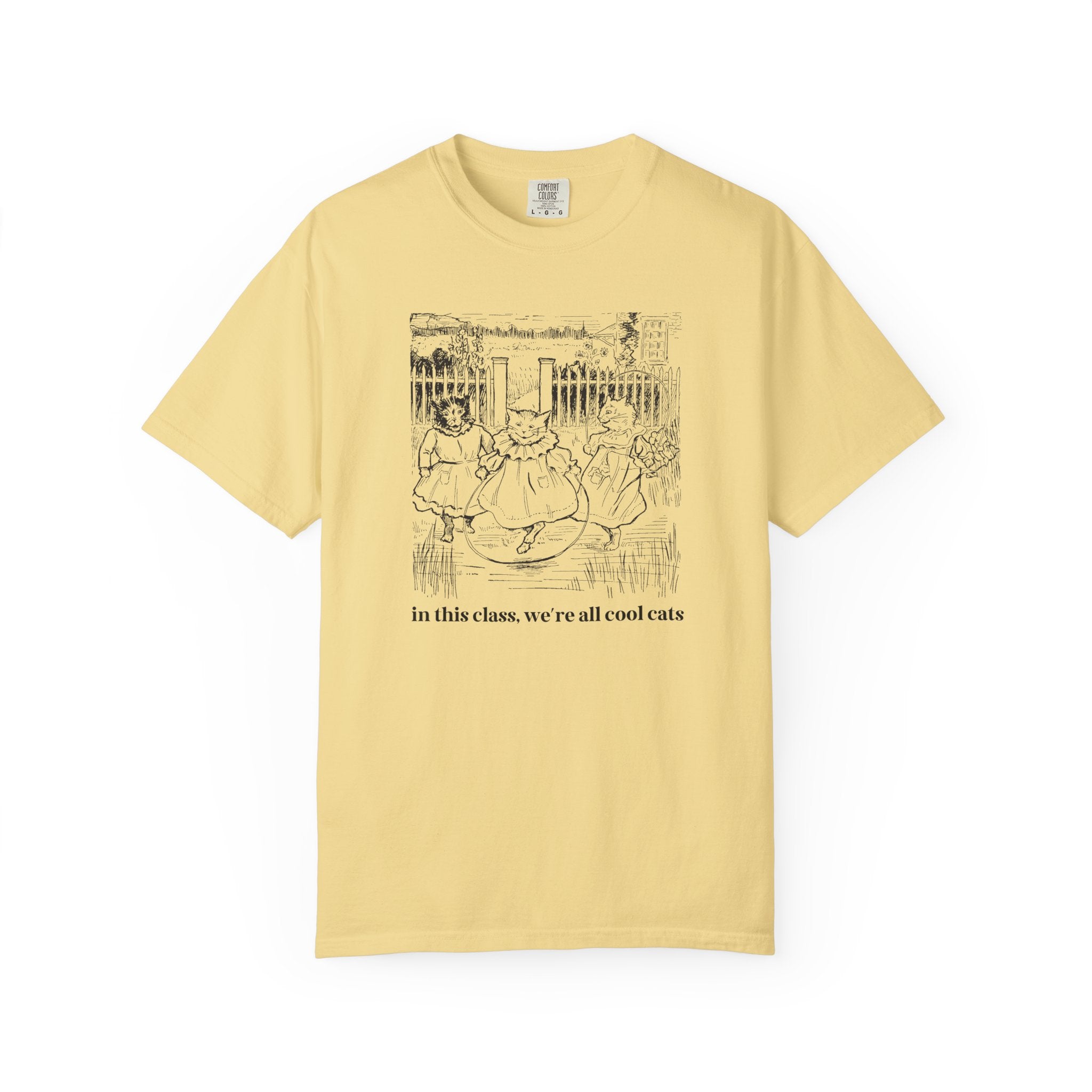 Cat Lover Teacher Tee Shirt for High School Teacher Who Loves Kittens, Funny Saying Animal Lover Fourth Grade Teacher, Silly Dreamcore Tee - Opal and June