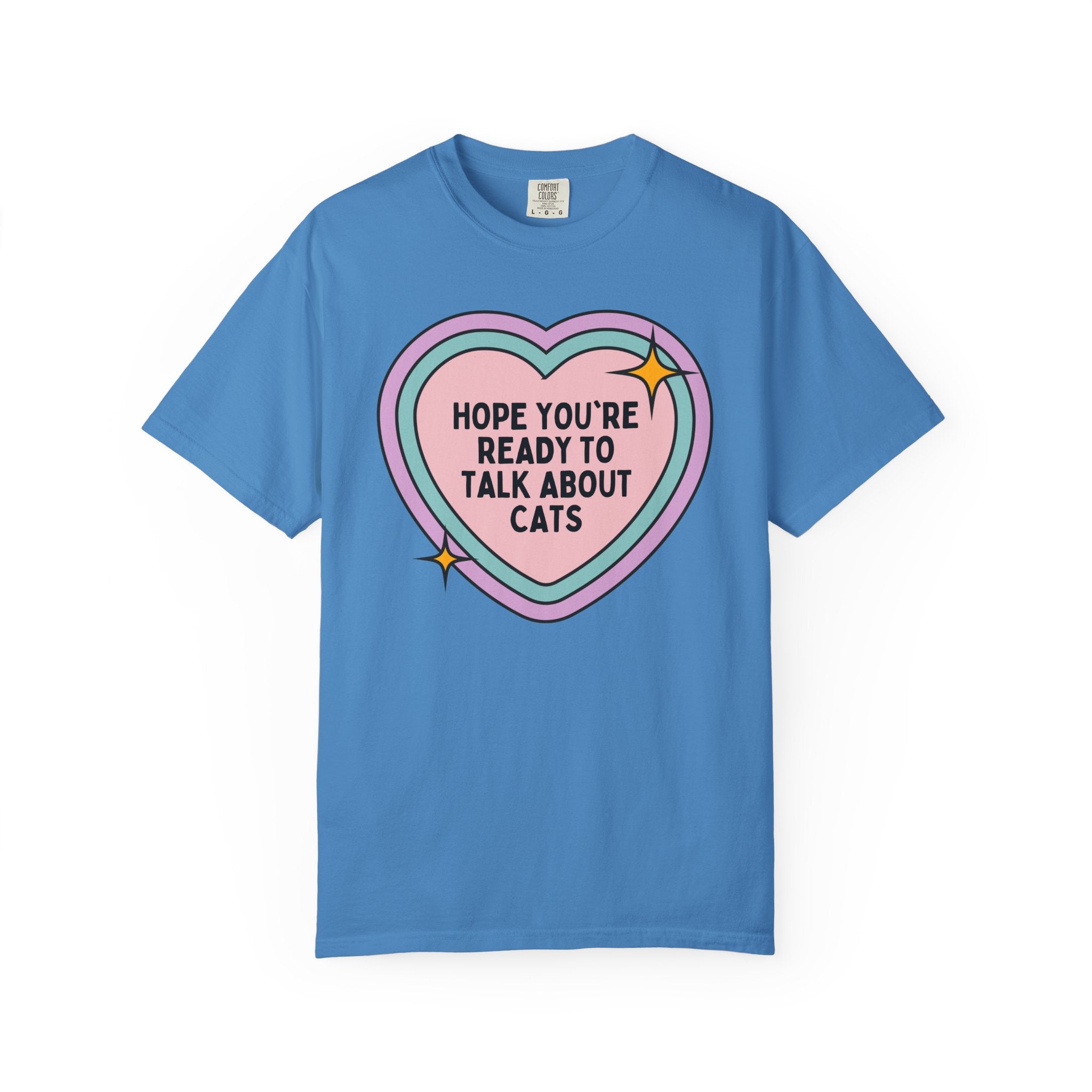 Cat Lover Tee Shirt with Funny Saying for Cat Mom or Cat Dad, Silly Animal Lover Present for Friend with Cat, Birthday Gift for Cat Owner - Opal and June
