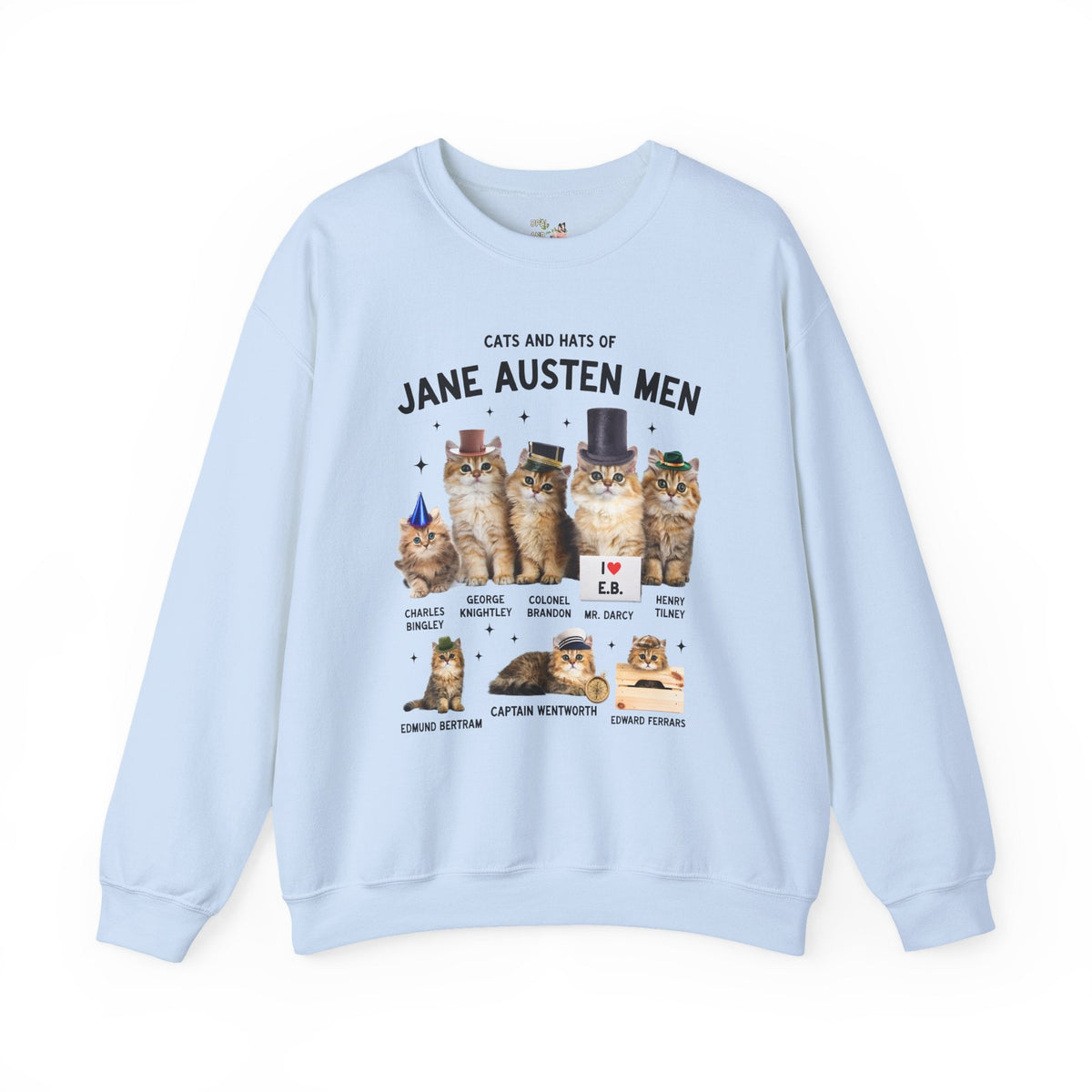 Cats and Hats of Jane Austen Men - Opal and June