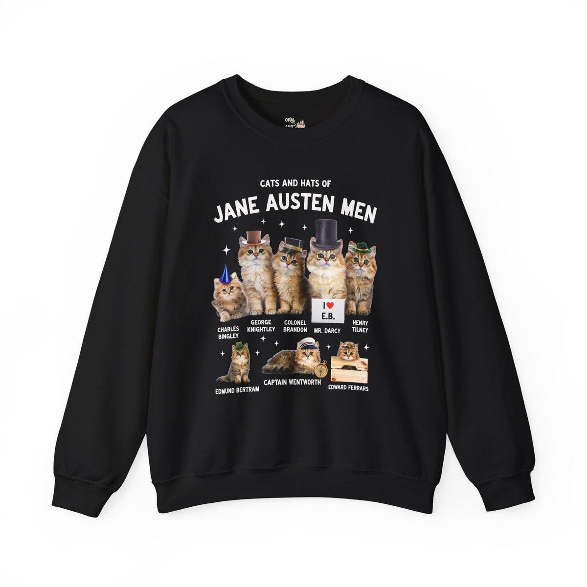 Cats and Hats of Jane Austen Men - Opal and June