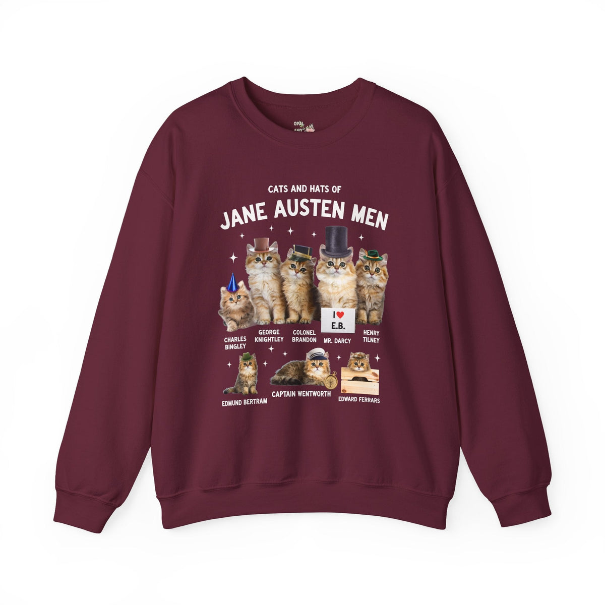 Cats and Hats of Jane Austen Men - Opal and June