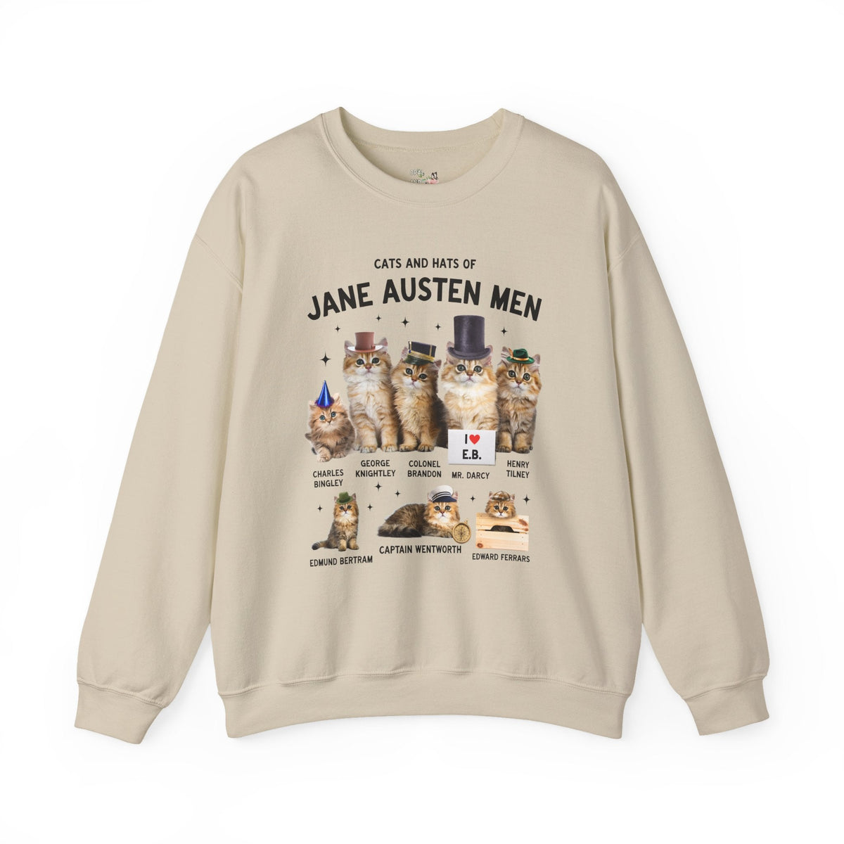 Cats and Hats of Jane Austen Men - Opal and June