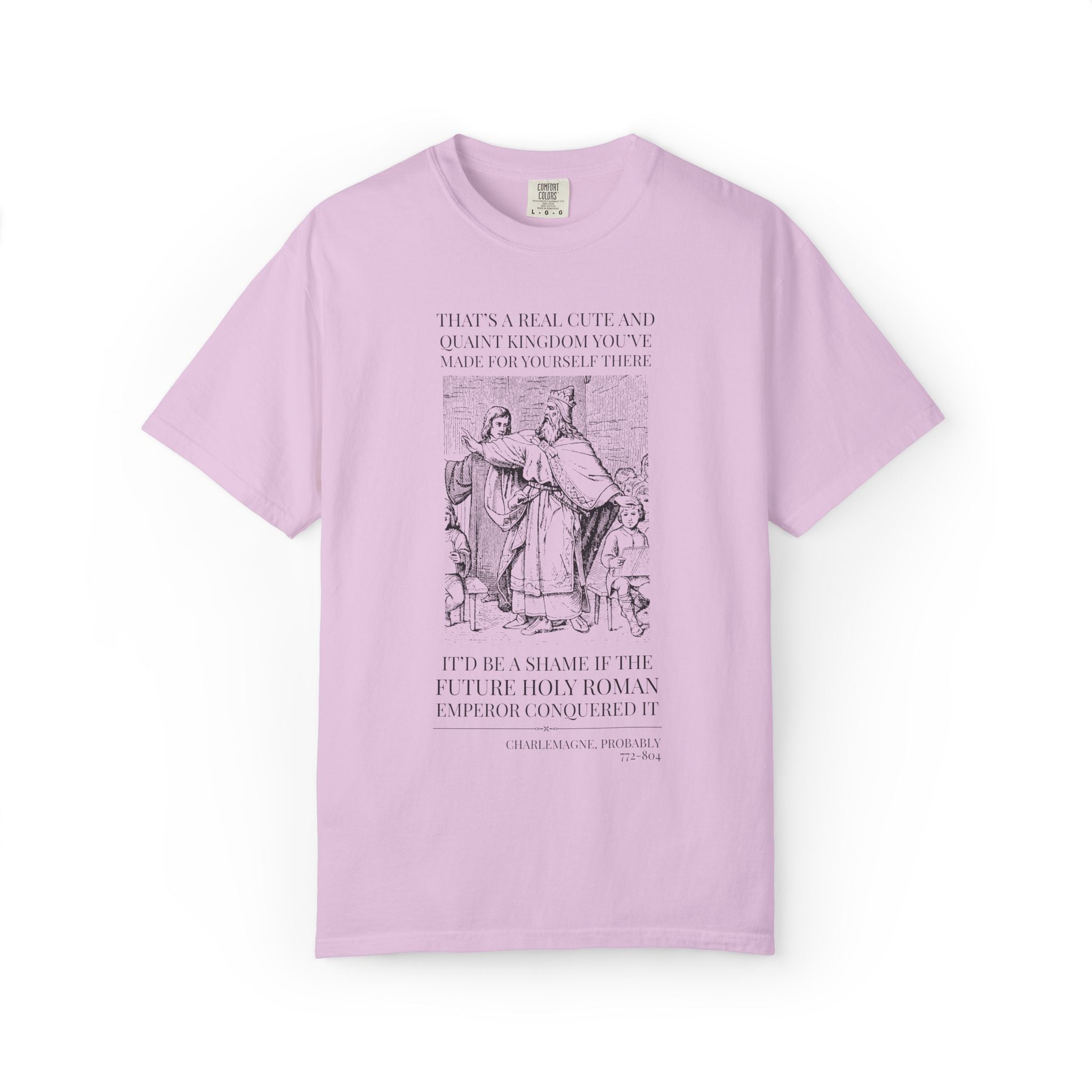 Charlemagne European History Tee - Opal and June