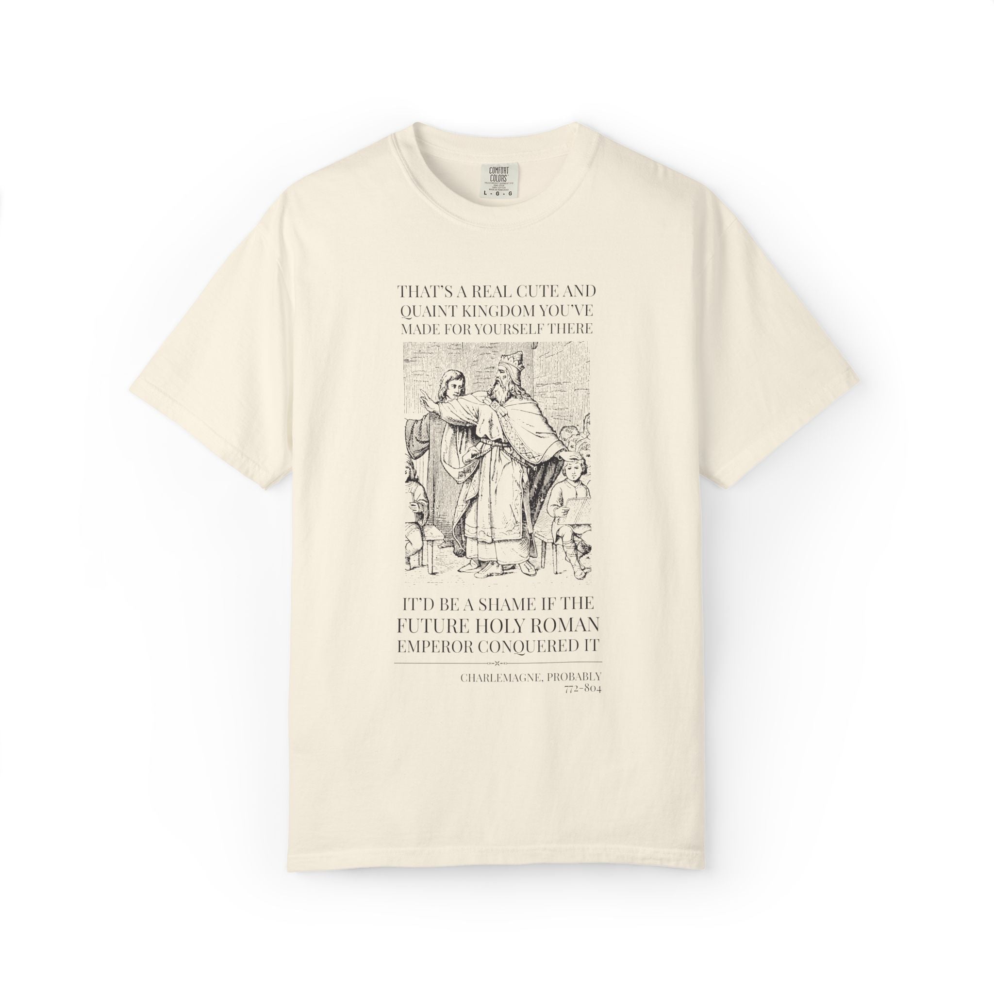 Charlemagne European History Tee - Opal and June