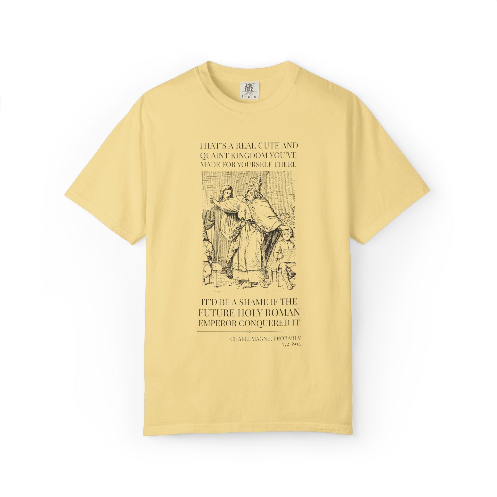 Charlemagne European History Tee - Opal and June