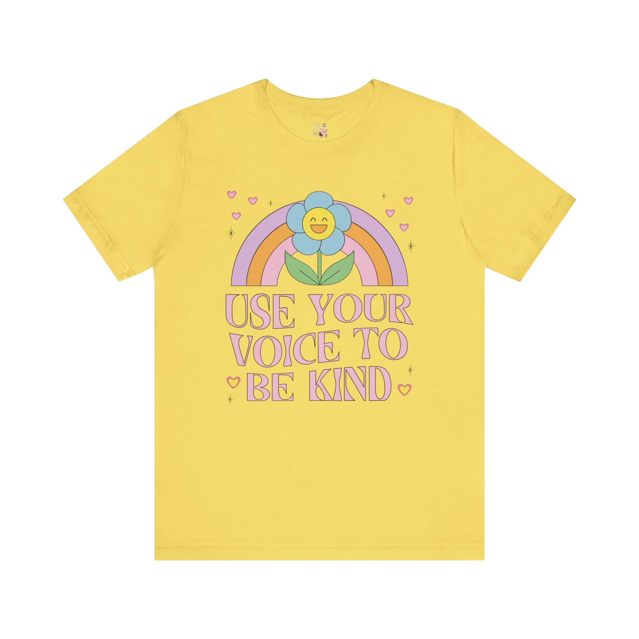 Choose Kindness Shirt with Flower and Rainbow - Opal and June