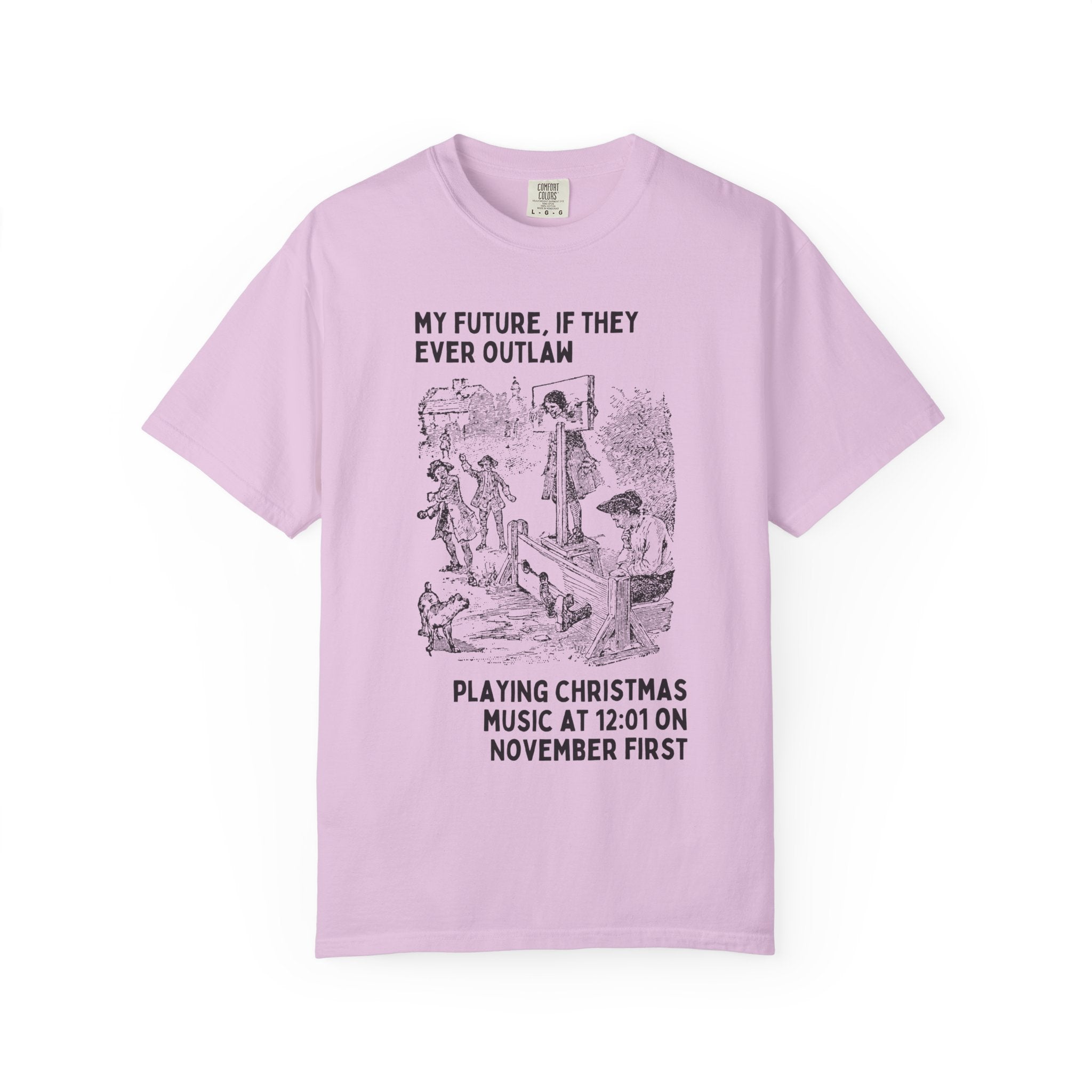 Christmas Lover Halloween Tee Shirt for Friend Obsessed with Christmas Music, Funny Saying Christmas T-Shirt for November, Vintage Aesthetic - Opal and June