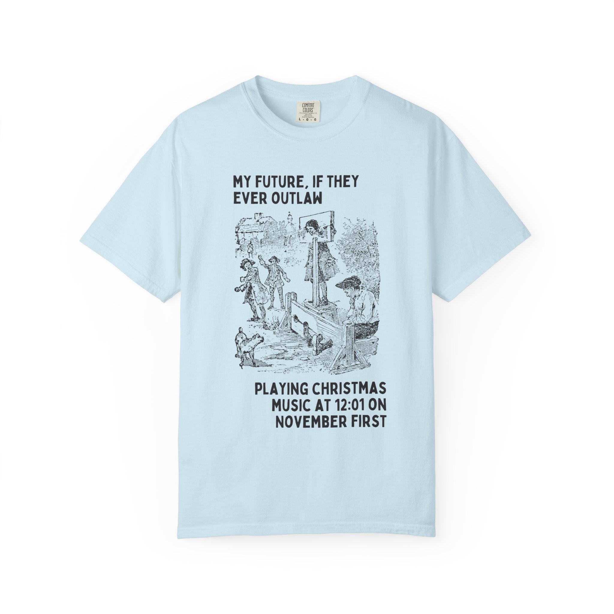 Christmas Lover Halloween Tee Shirt for Friend Obsessed with Christmas Music, Funny Saying Christmas T-Shirt for November, Vintage Aesthetic - Opal and June