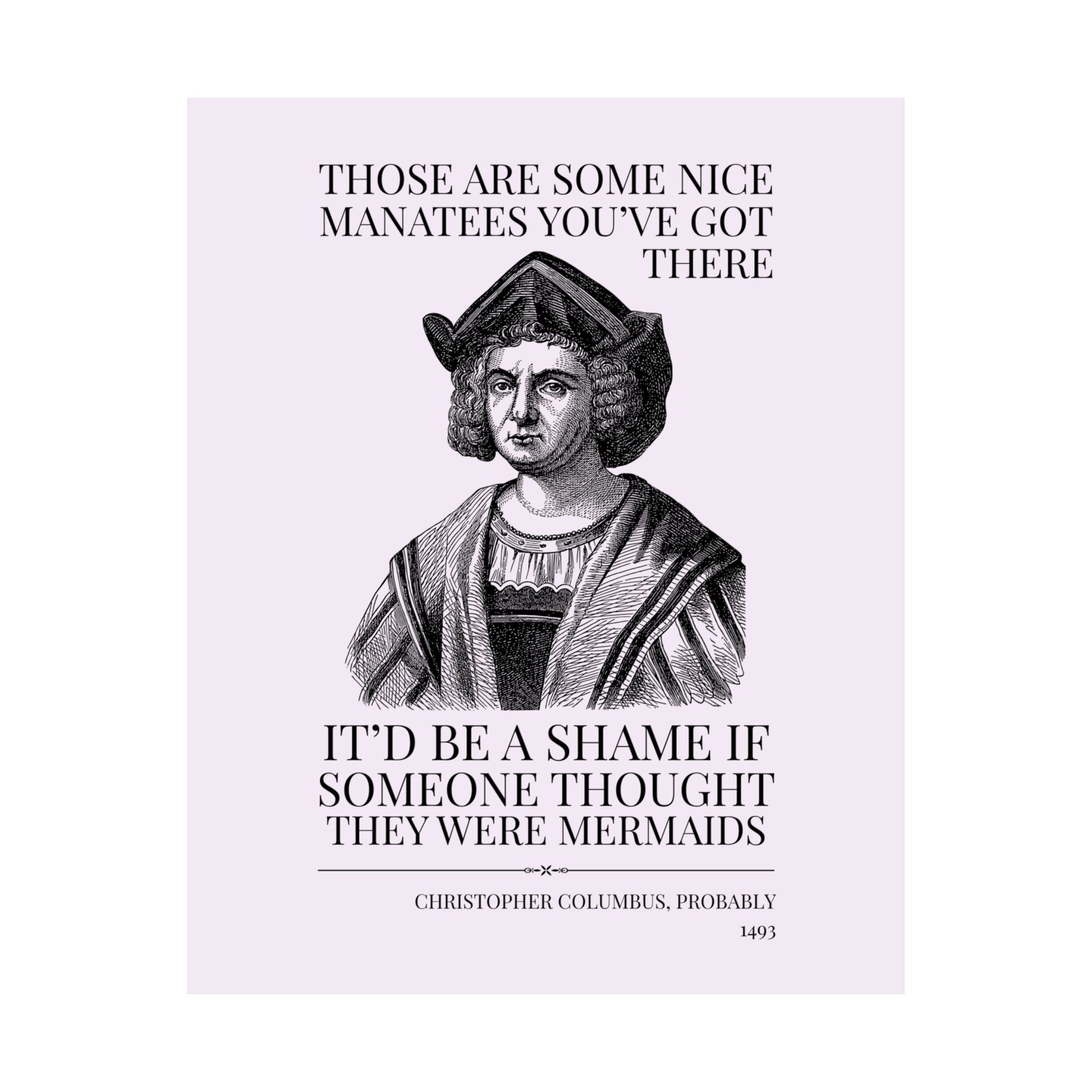 Christopher Columbus: Manatees and Mermaids - Opal and June