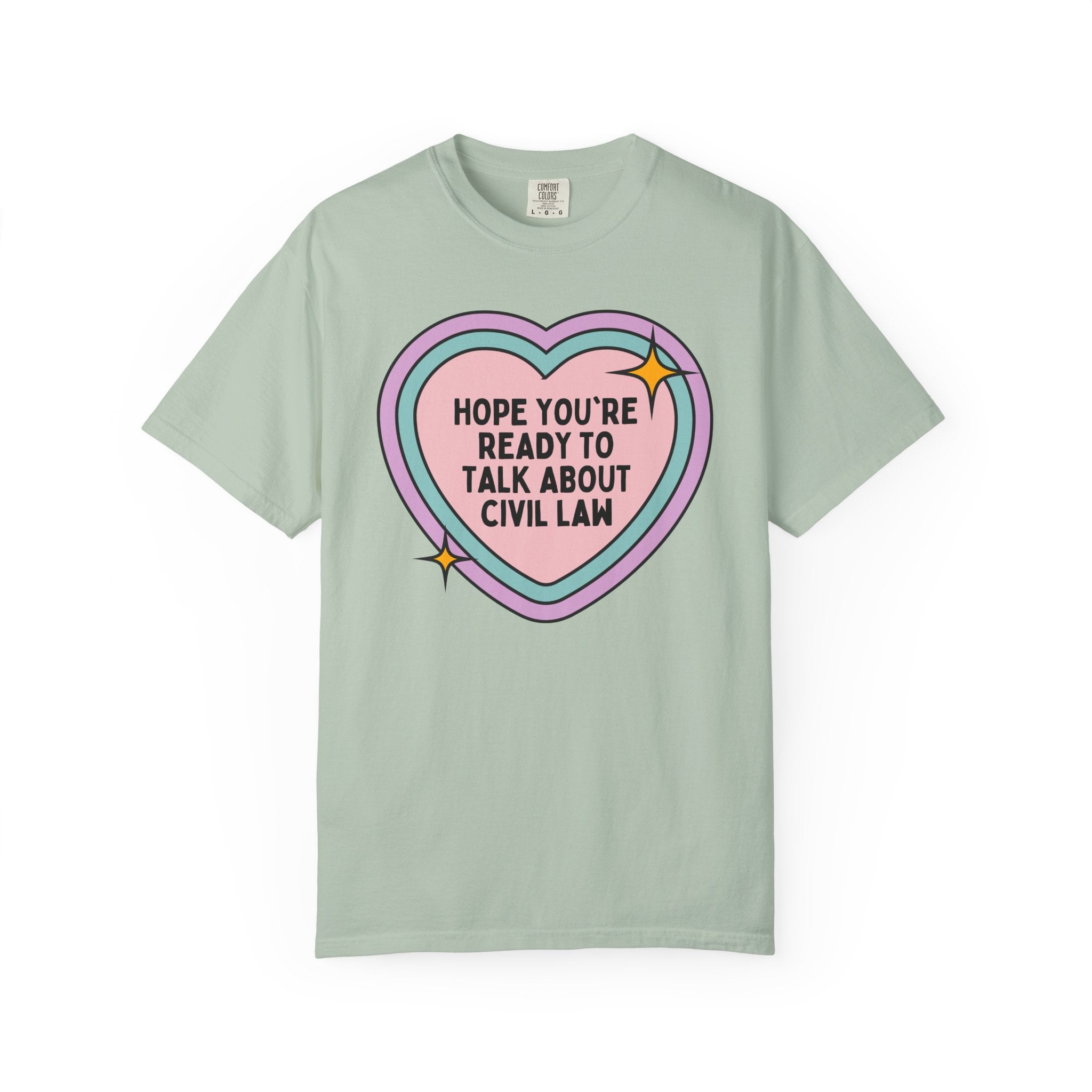 Civil Lawyer or Law School Student Tee Shirt, Funny Saying, Silly Cute Birthday Gift for Family Law Professor, Contract Law, Property Law - Opal and June