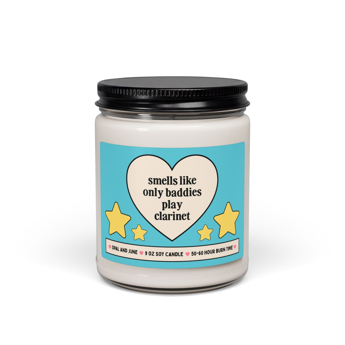 Clarinet Player Gift for Friend or Teen Daughter in Marching Band or Concert Band: Smells Like Only Baddies Play Clarinet, Funny Band Friend - Opal and June