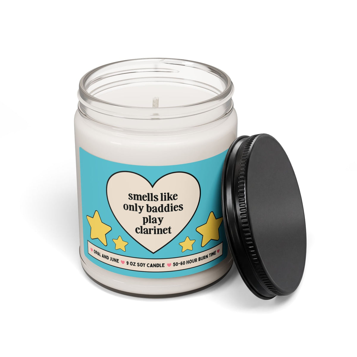 Clarinet Player Gift for Friend or Teen Daughter in Marching Band or Concert Band: Smells Like Only Baddies Play Clarinet, Funny Band Friend - Opal and June