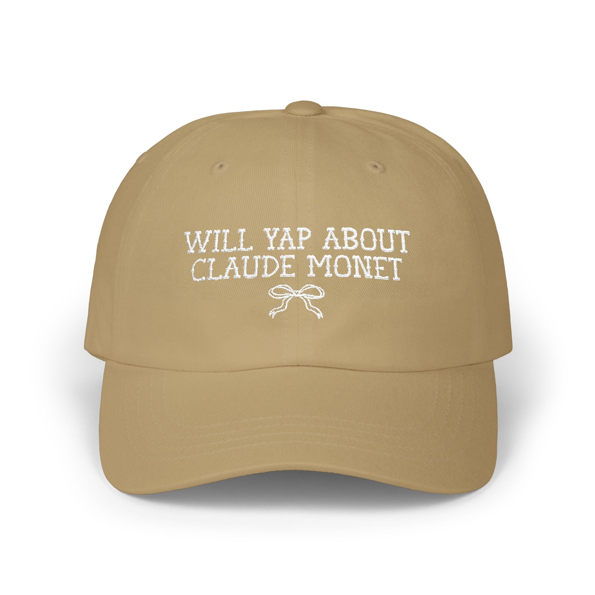 Claude Monet Art History Hat for Art Historian Who Loves Impressionist Paintings, Famous 19th Century Artists, Humanities Major Present - Opal and June