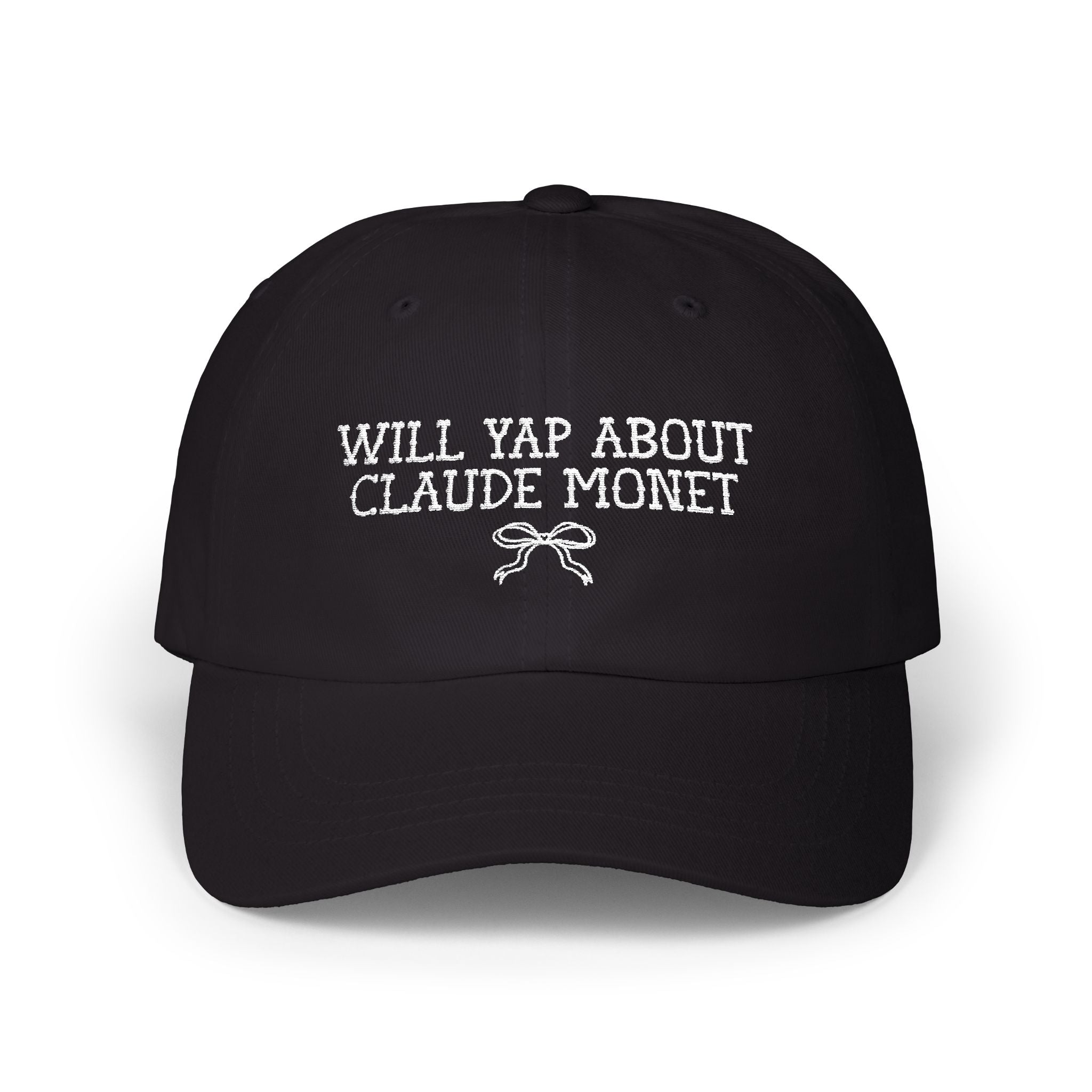 Claude Monet Art History Hat for Art Historian Who Loves Impressionist Paintings, Famous 19th Century Artists, Humanities Major Present - Opal and June