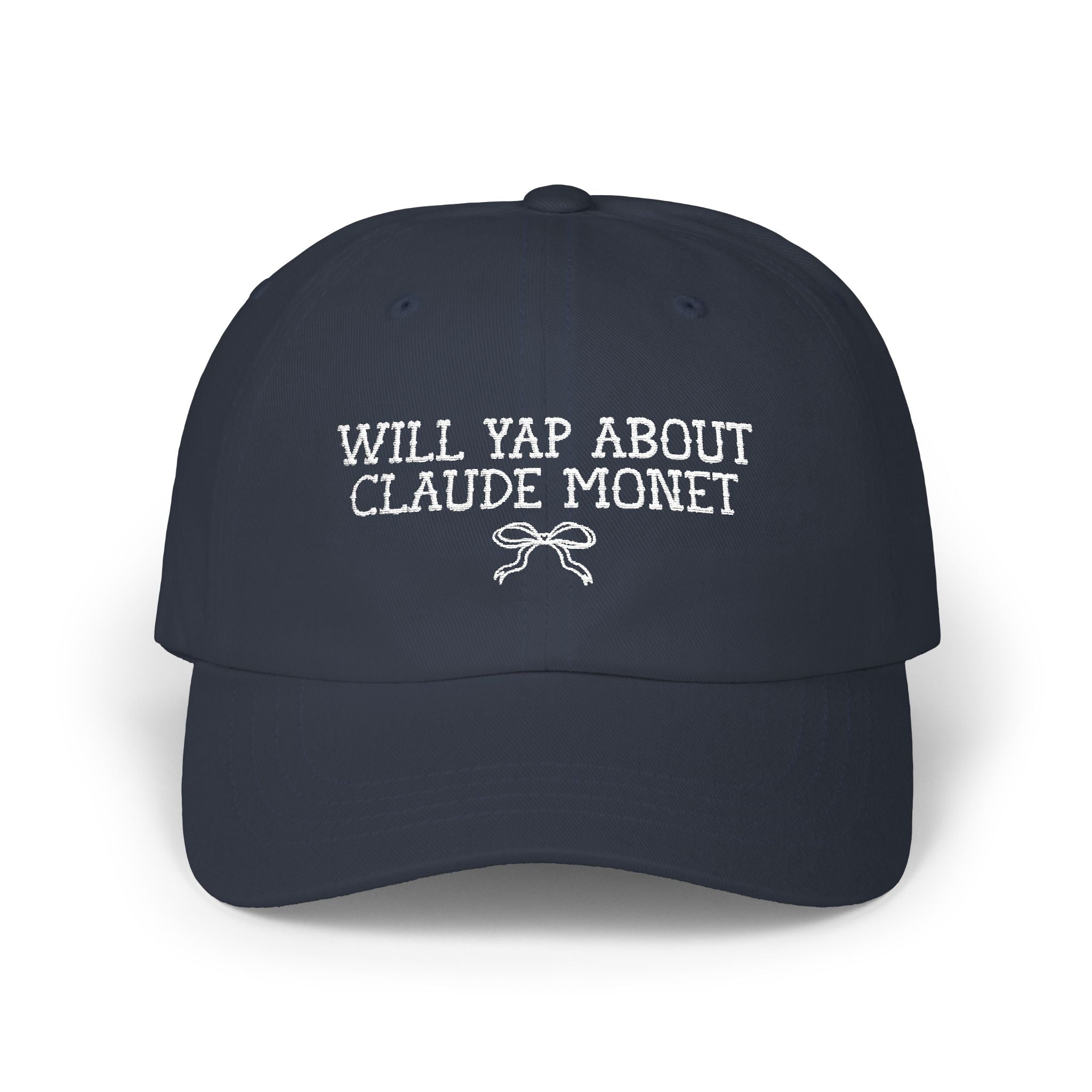 Claude Monet Art History Hat for Art Historian Who Loves Impressionist Paintings, Famous 19th Century Artists, Humanities Major Present - Opal and June