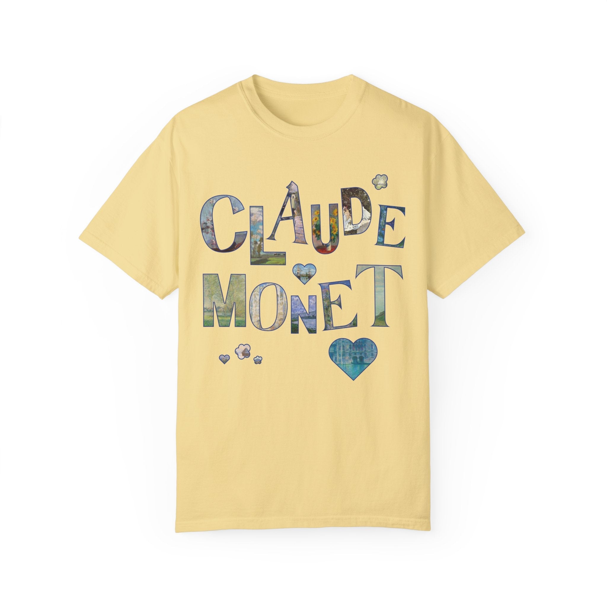 Claude Monet Art History Tee Shirt with Famous Paintings for Friend Who Loves 19th Century Impressionist Art, Colorful Humanites Major Gift - Opal and June