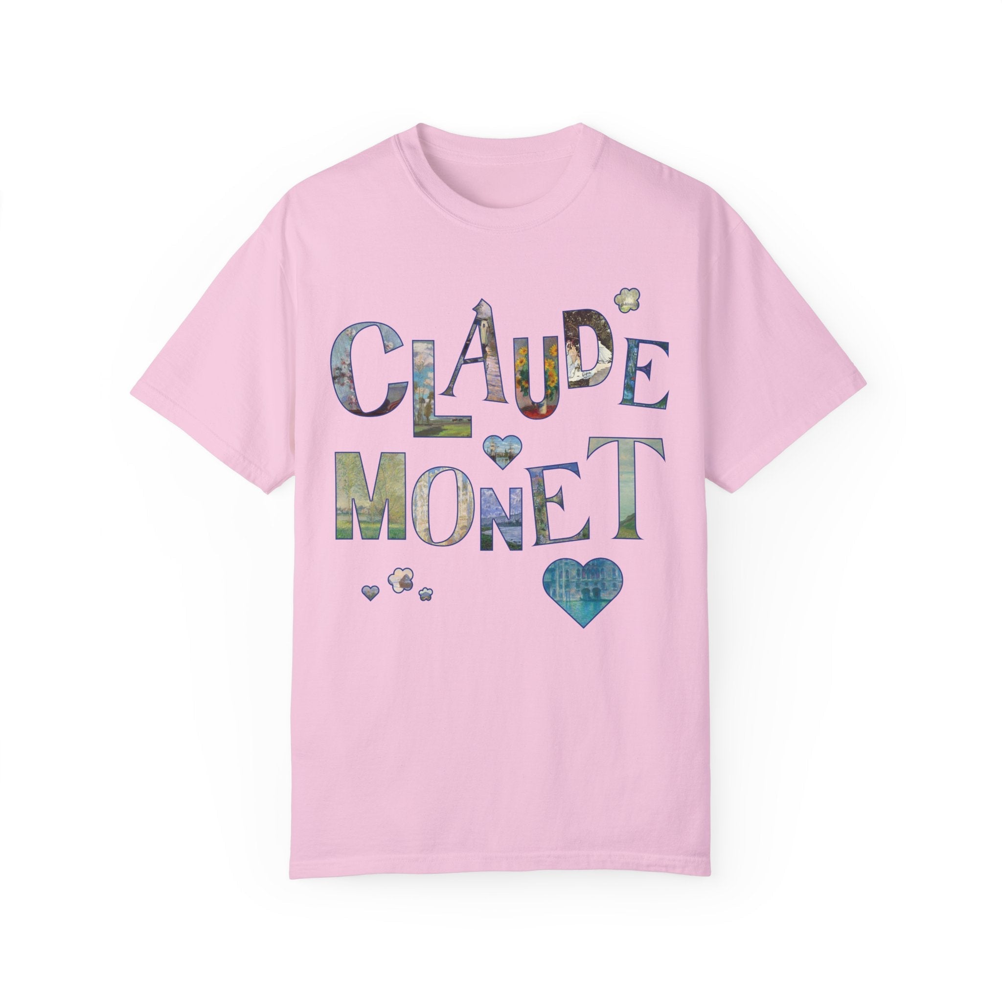 Claude Monet Art History Tee Shirt with Famous Paintings for Friend Who Loves 19th Century Impressionist Art, Colorful Humanites Major Gift - Opal and June