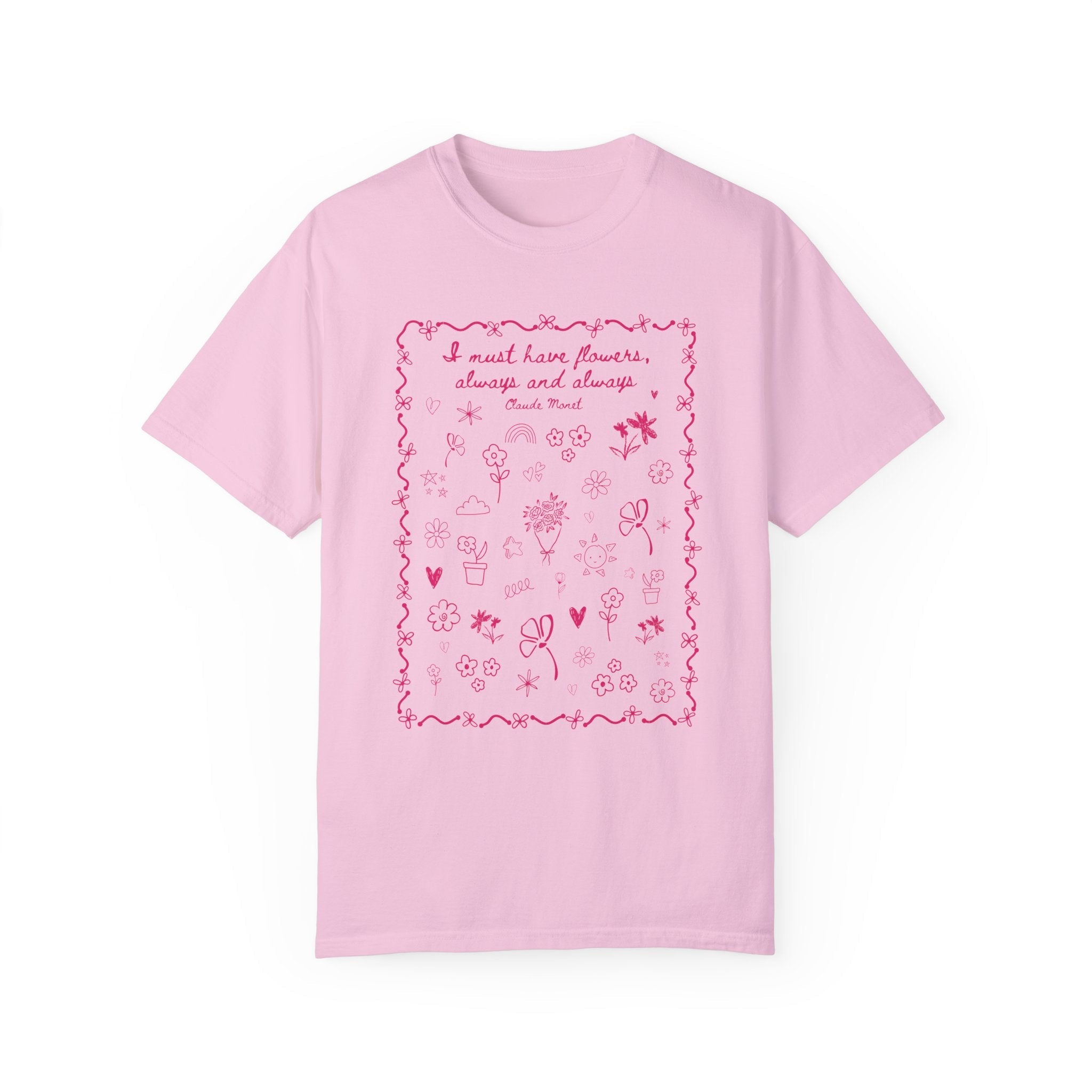 Claude Monet Gardening Tee Shirt - Opal and June