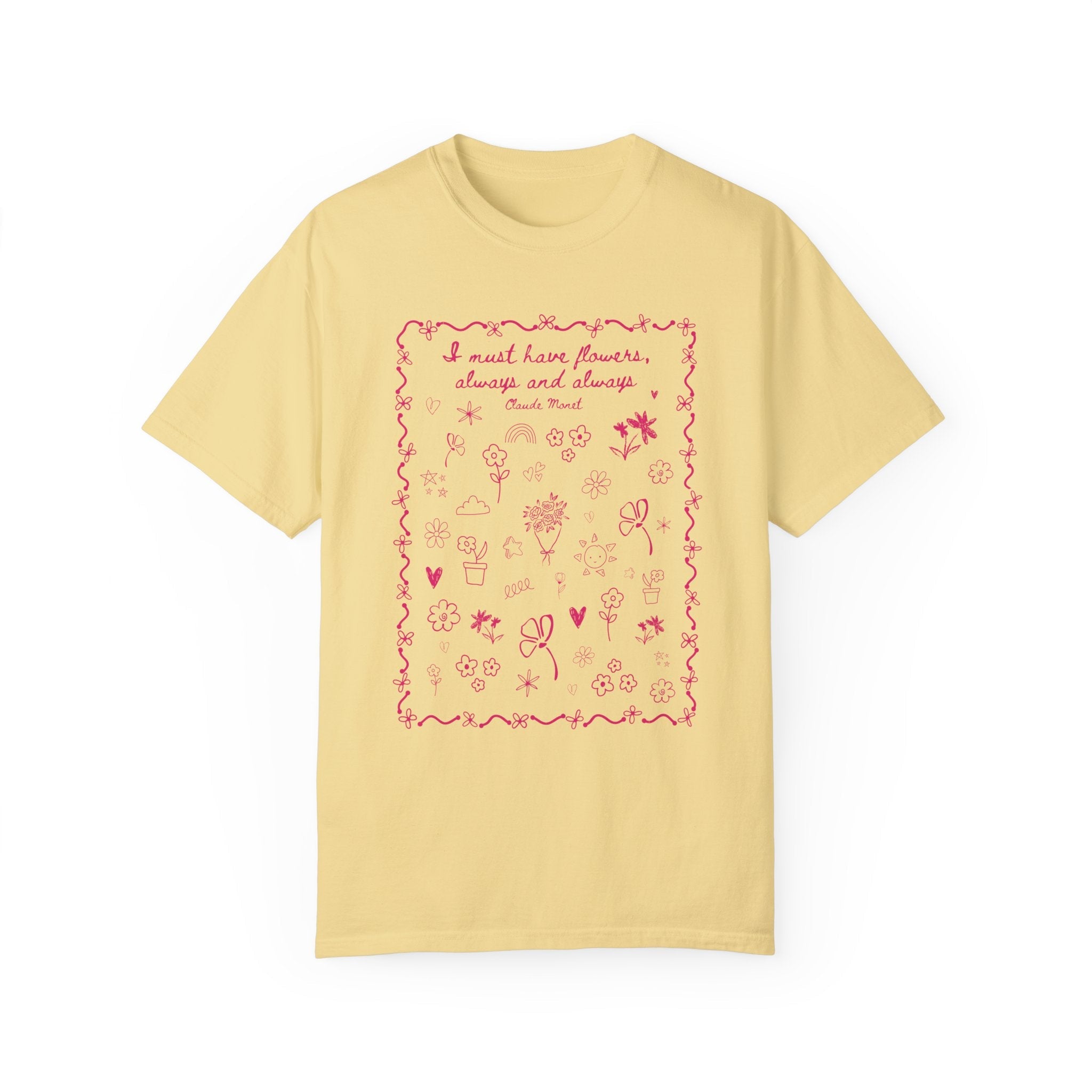 Claude Monet Gardening Tee Shirt - Opal and June