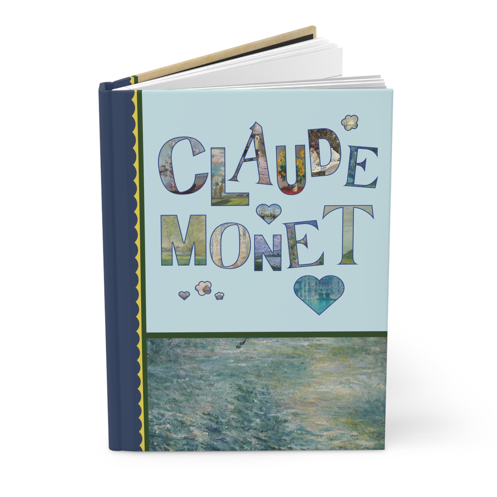 Claude Monet Notebook - Opal and June