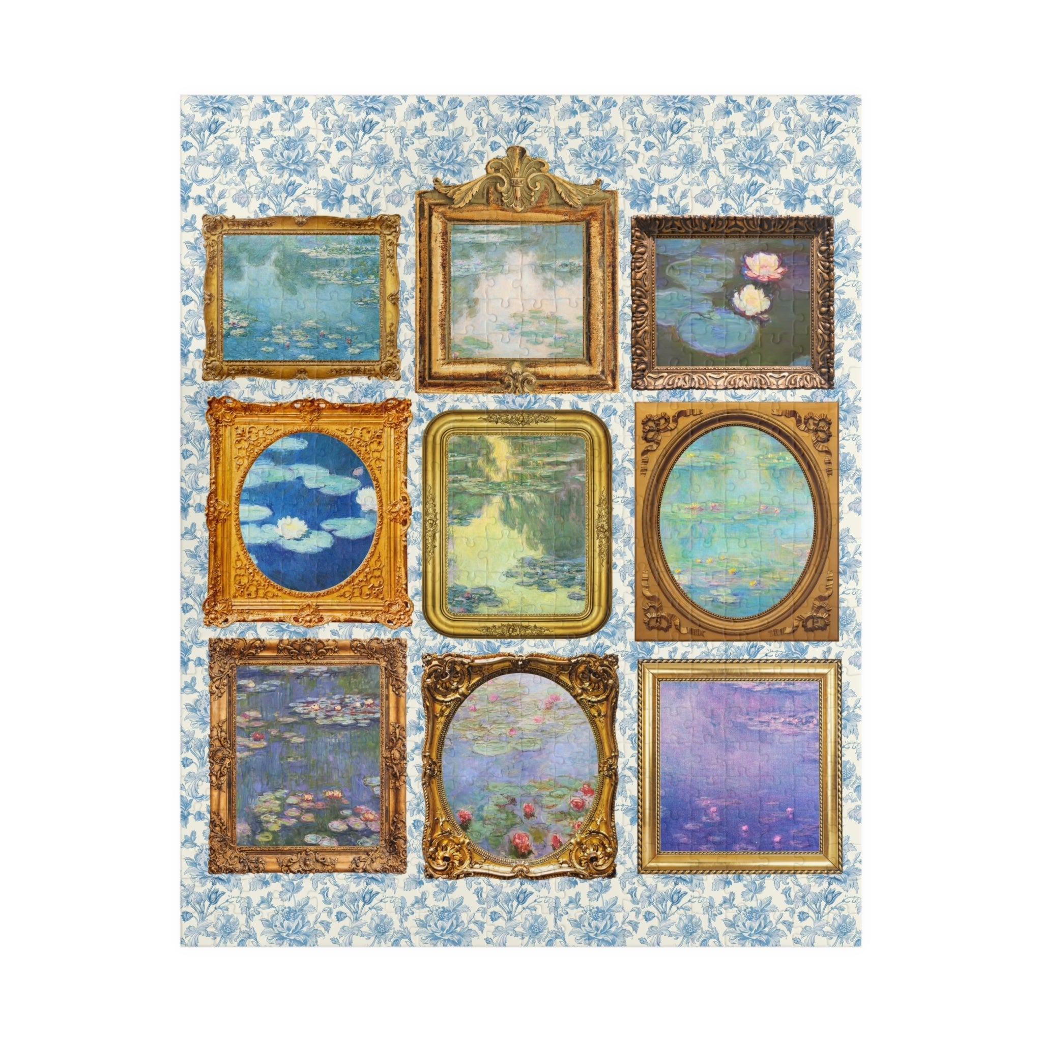 Claude Monet Water Lilies Art History Puzzle - Opal and June